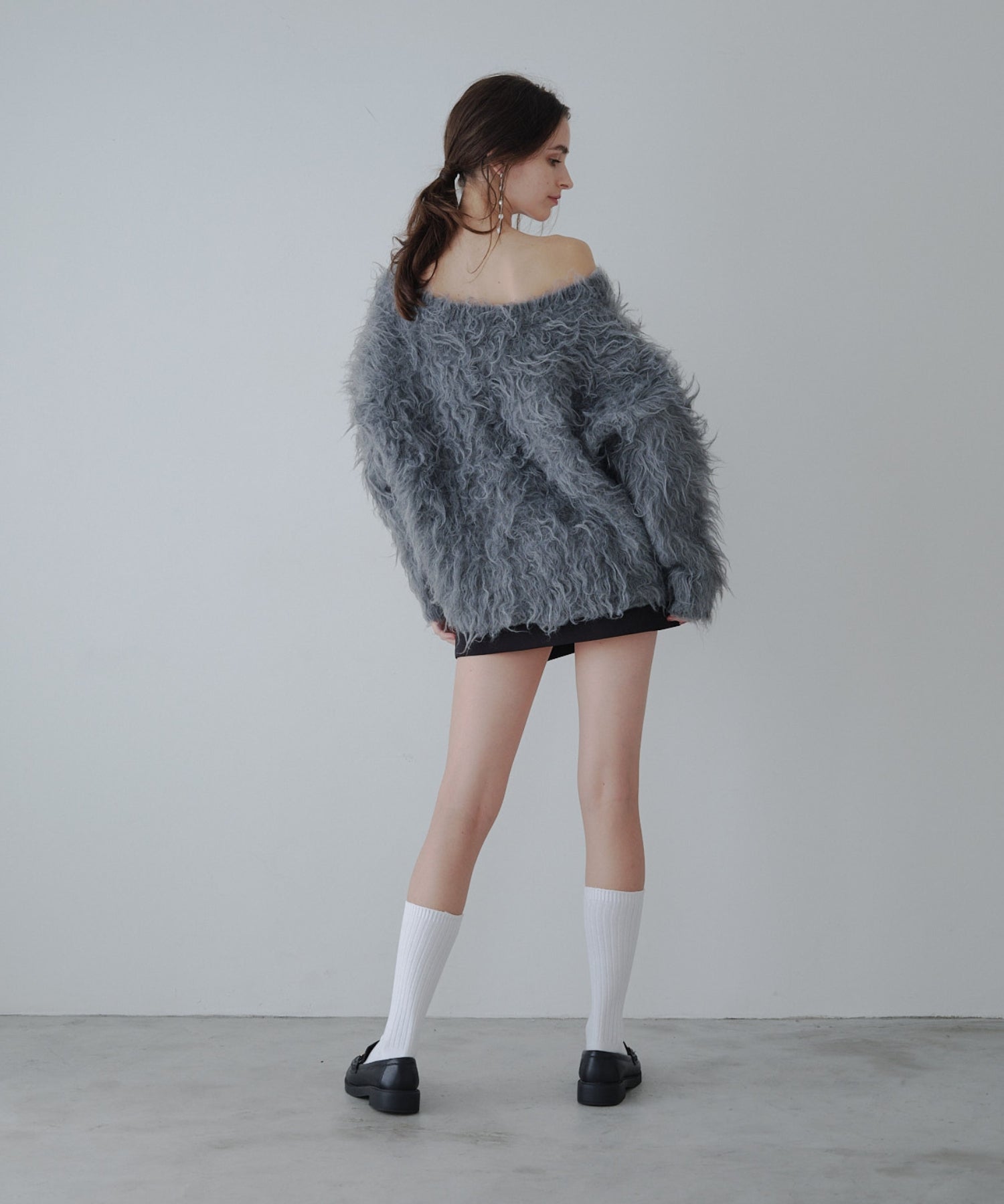 Shaggy knit