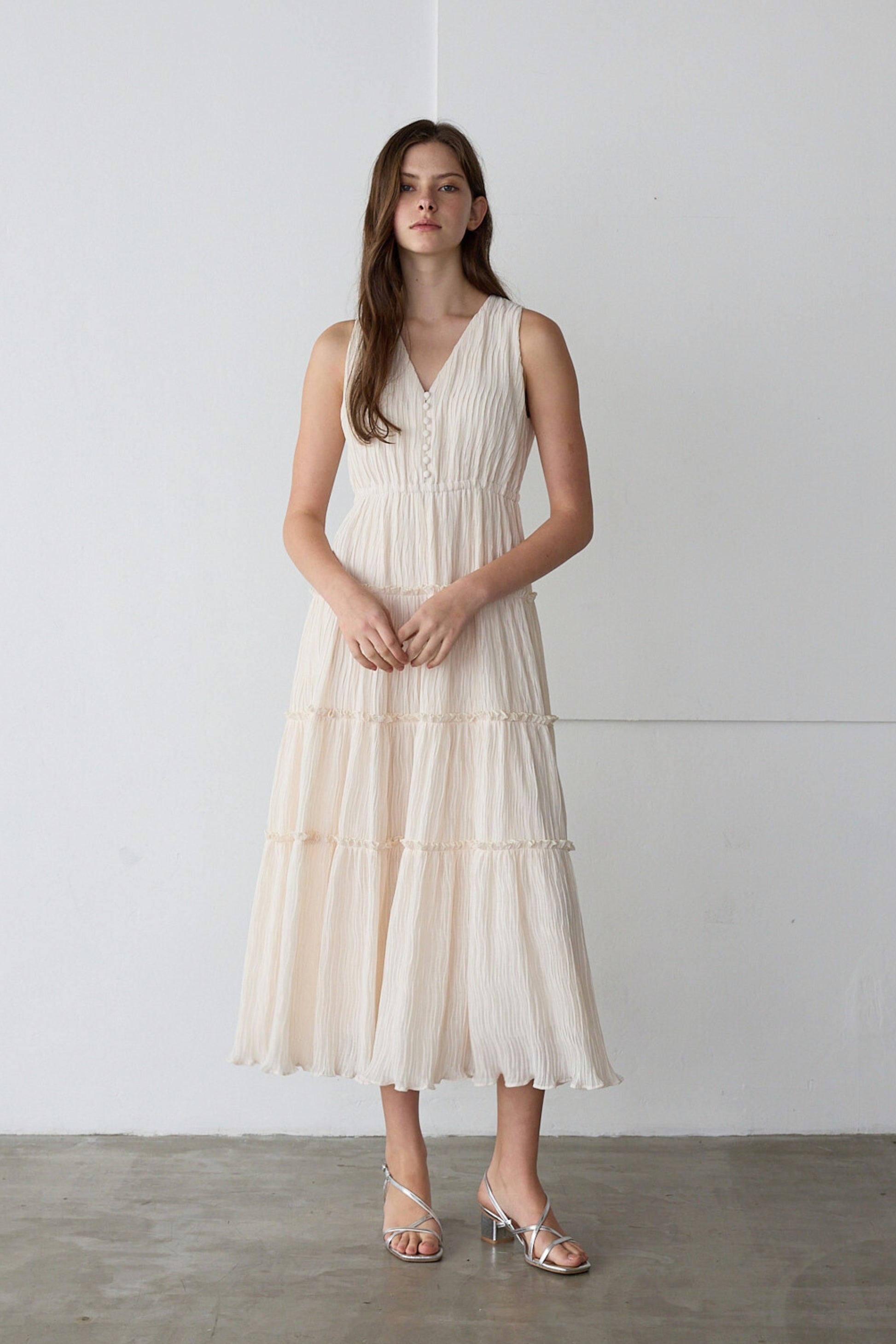 Tiered flare one-piece