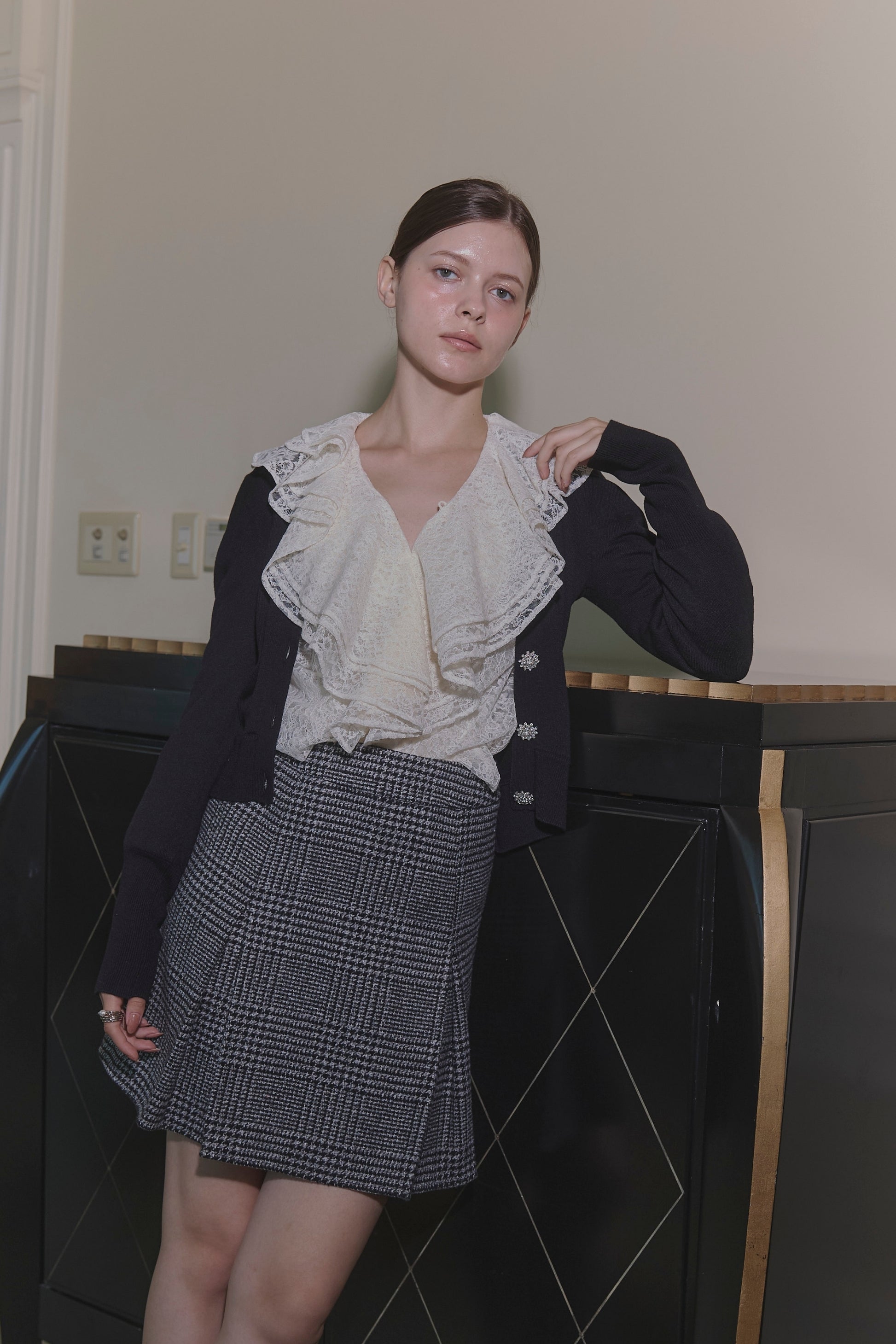 Bijou button cardigan