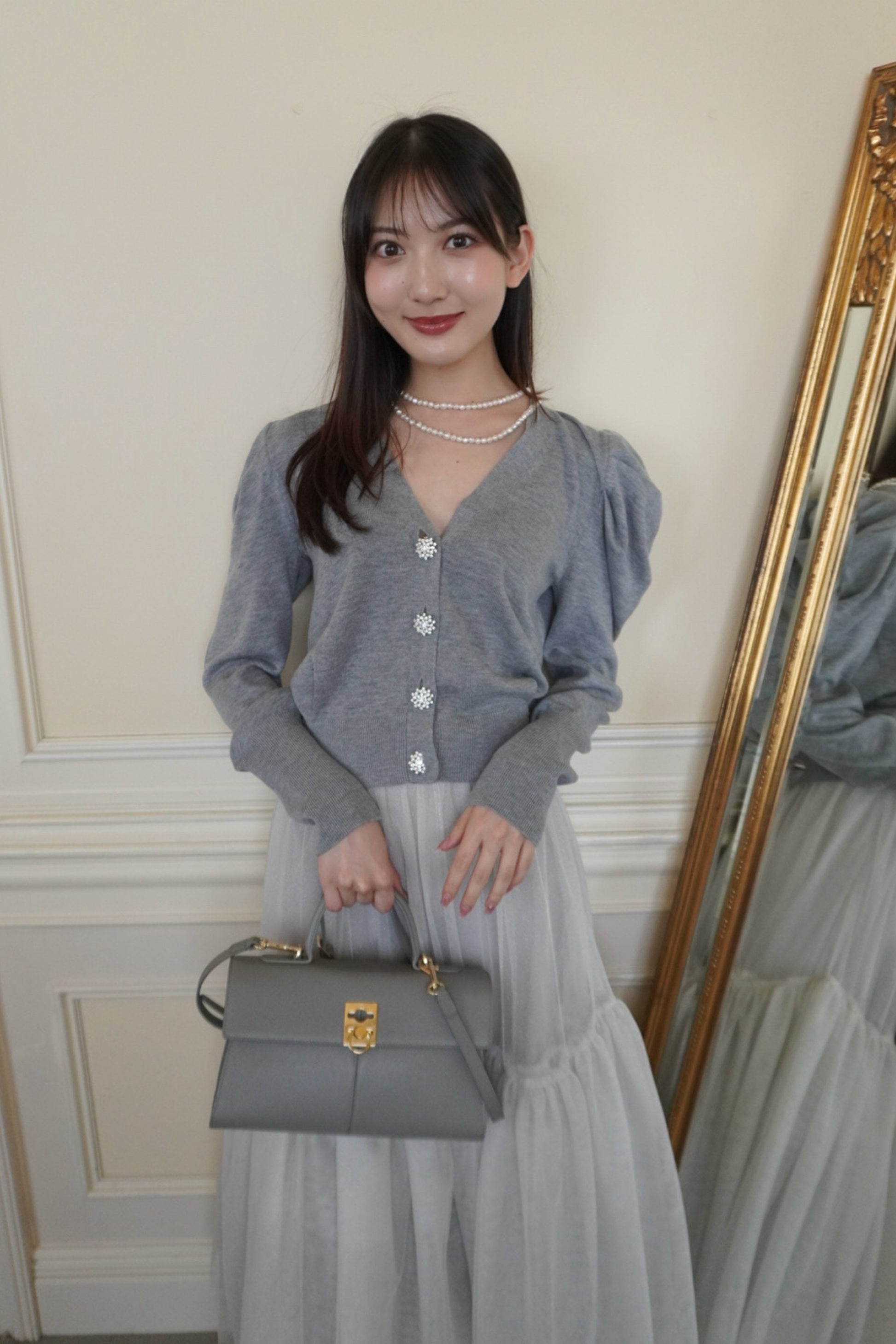 Bijou button cardigan