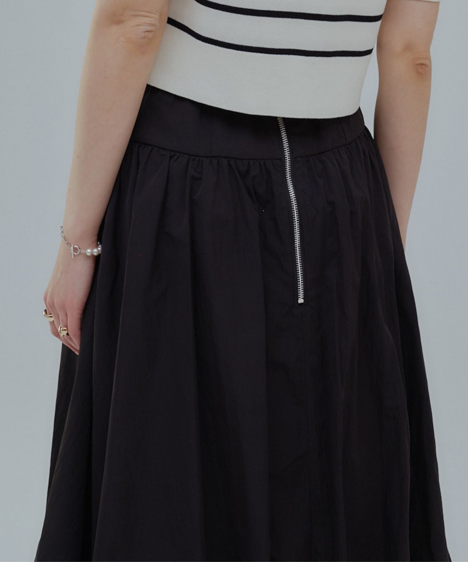 Corset balloon skirt