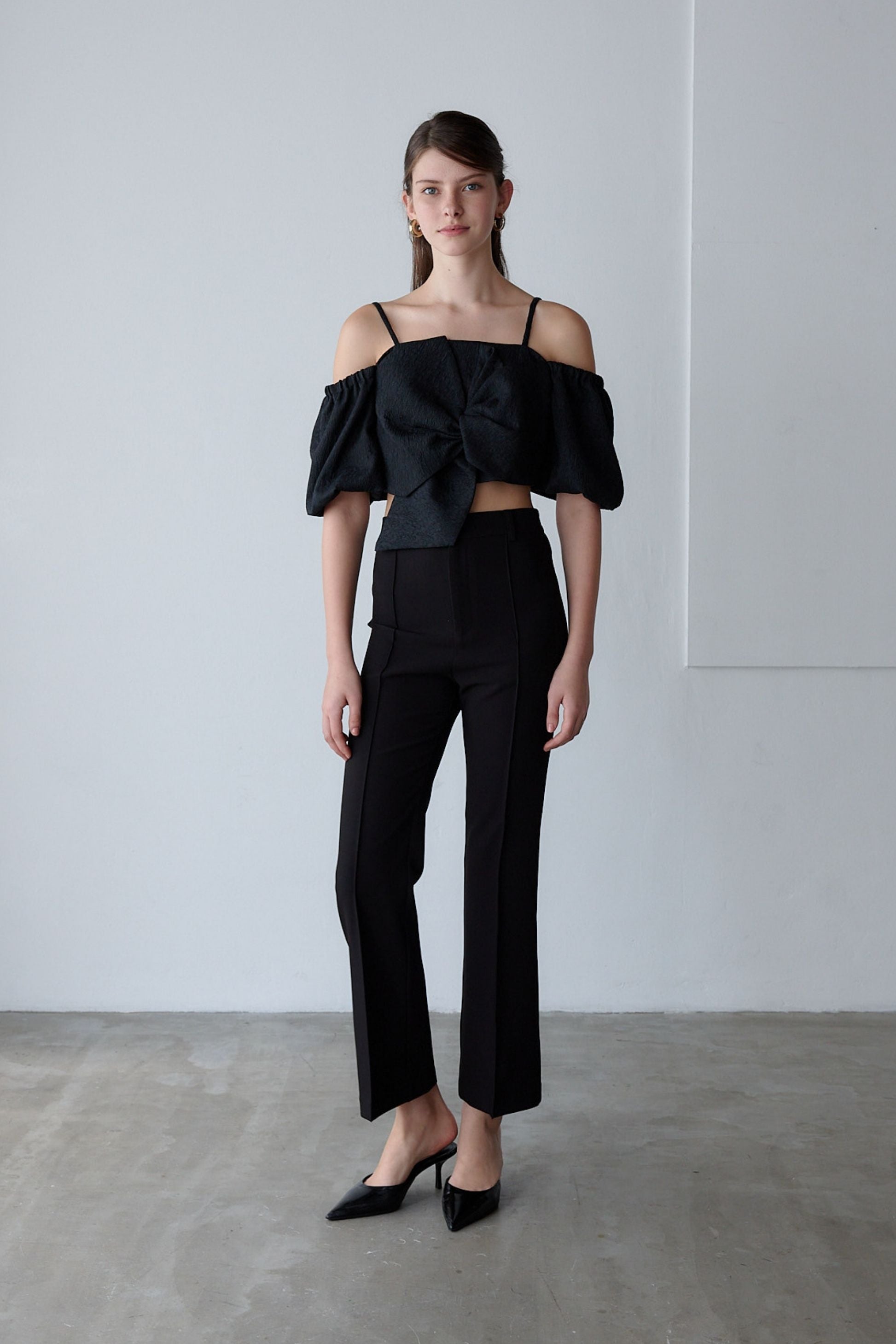 Volume ribbon cami