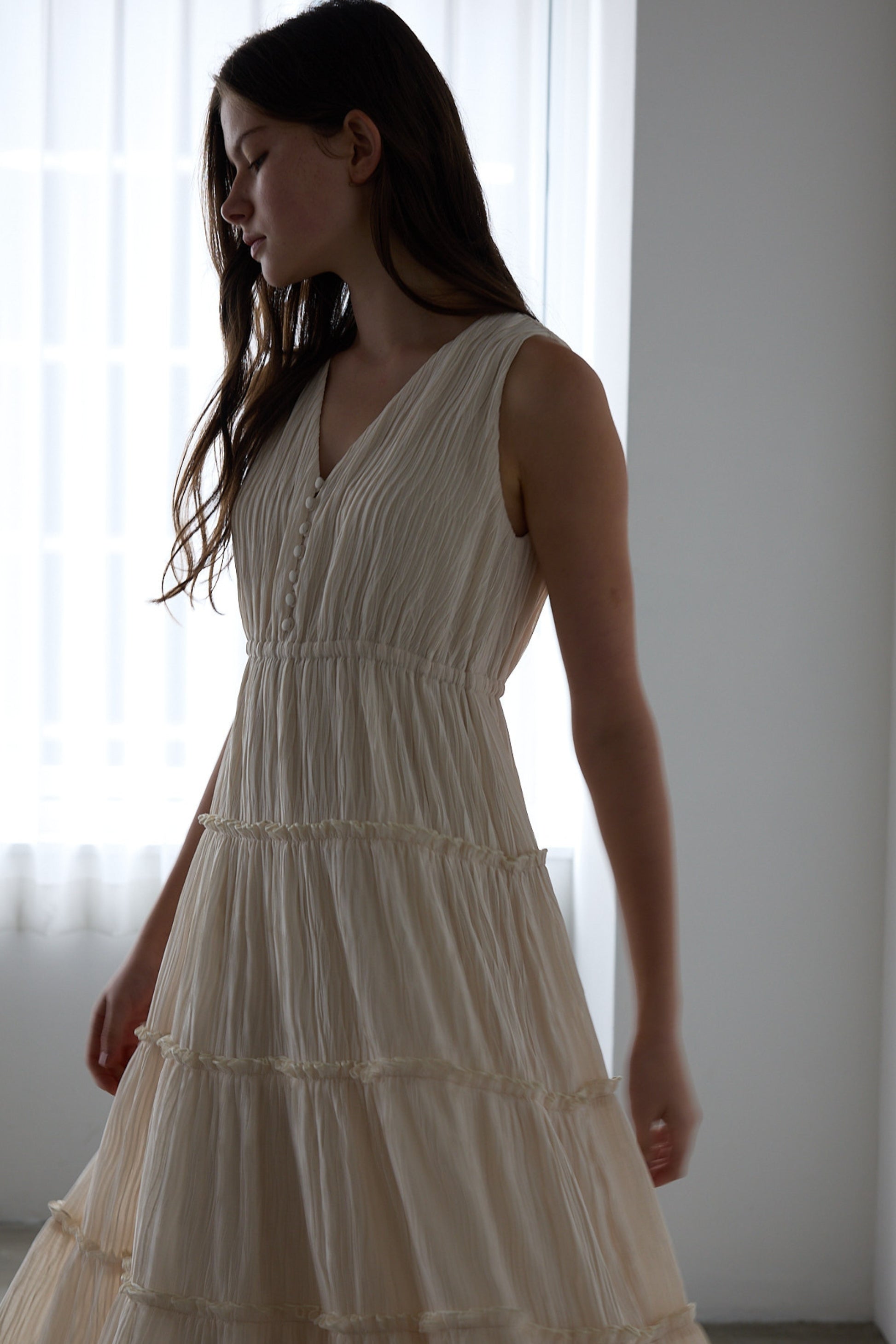 Tiered flare one-piece