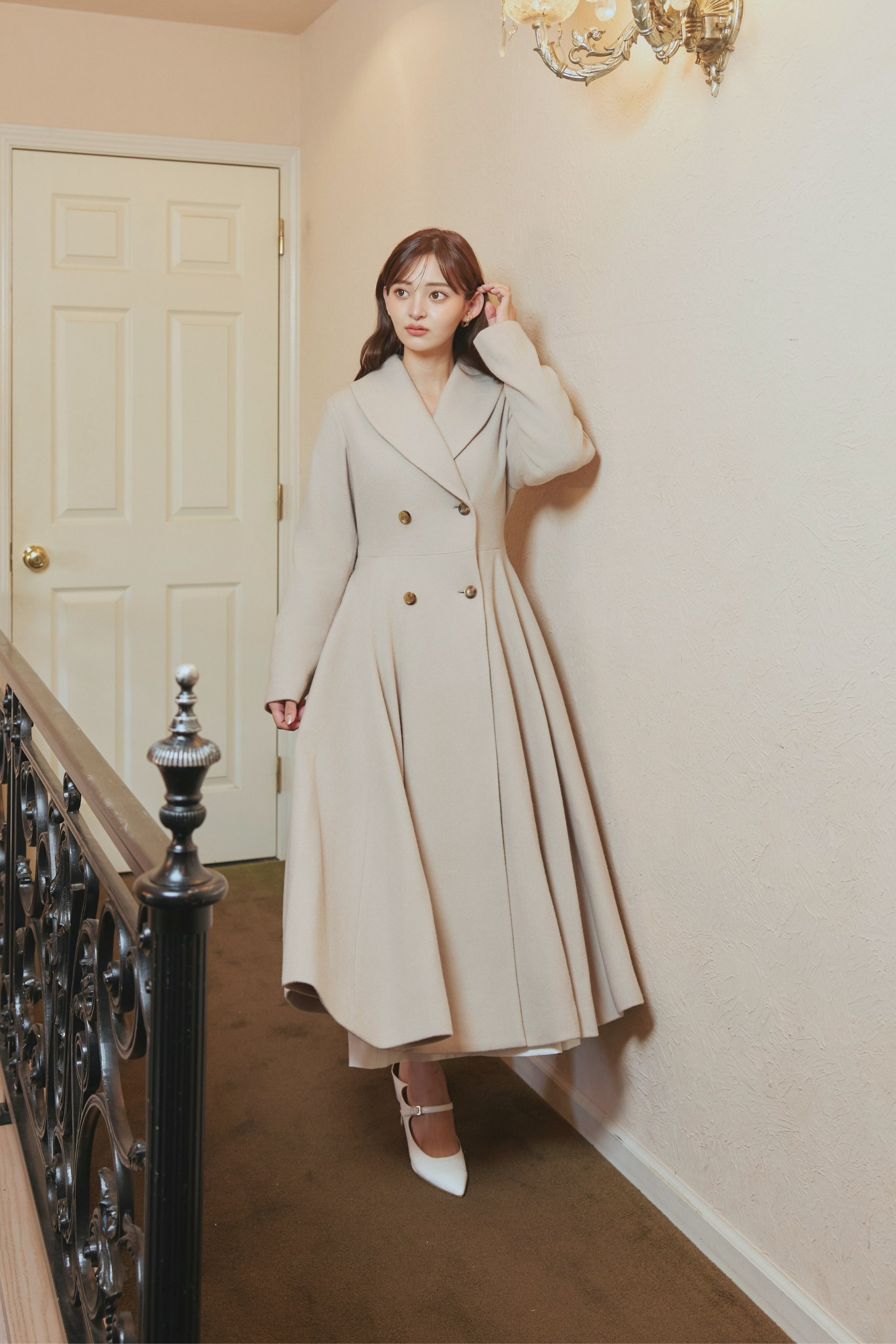 Classic flare coat
