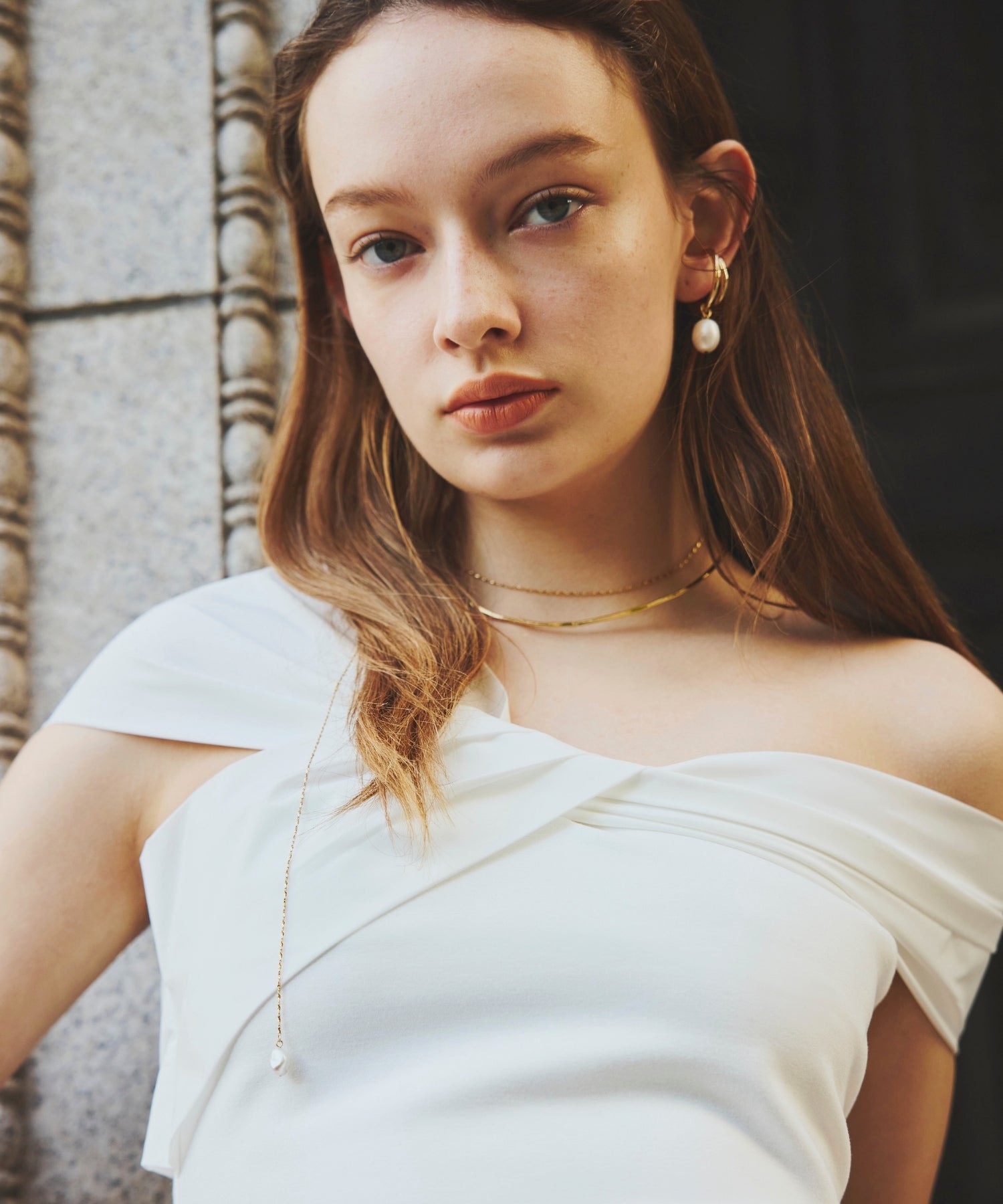 Pearl ringcuff【Gold/Silver】