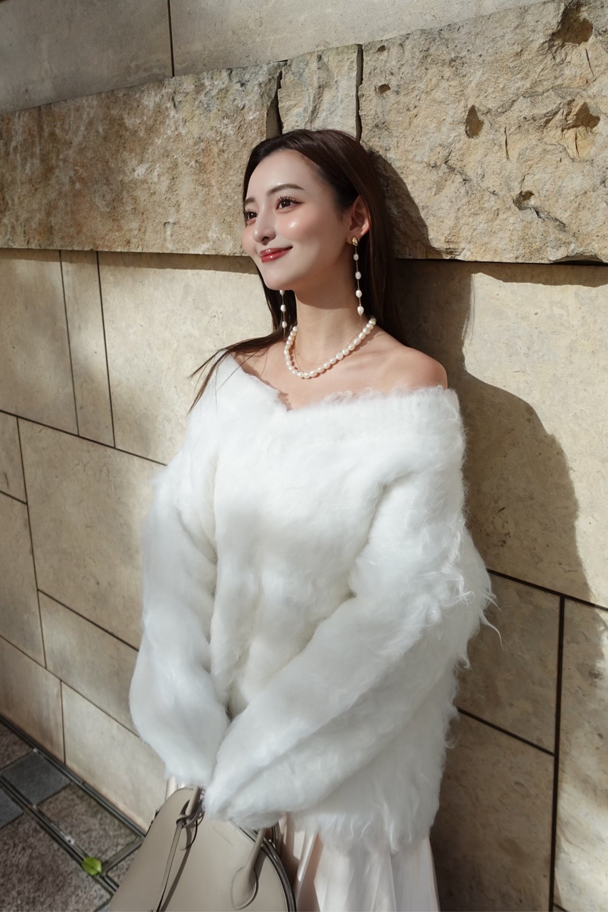 【SALE】Shaggy knit