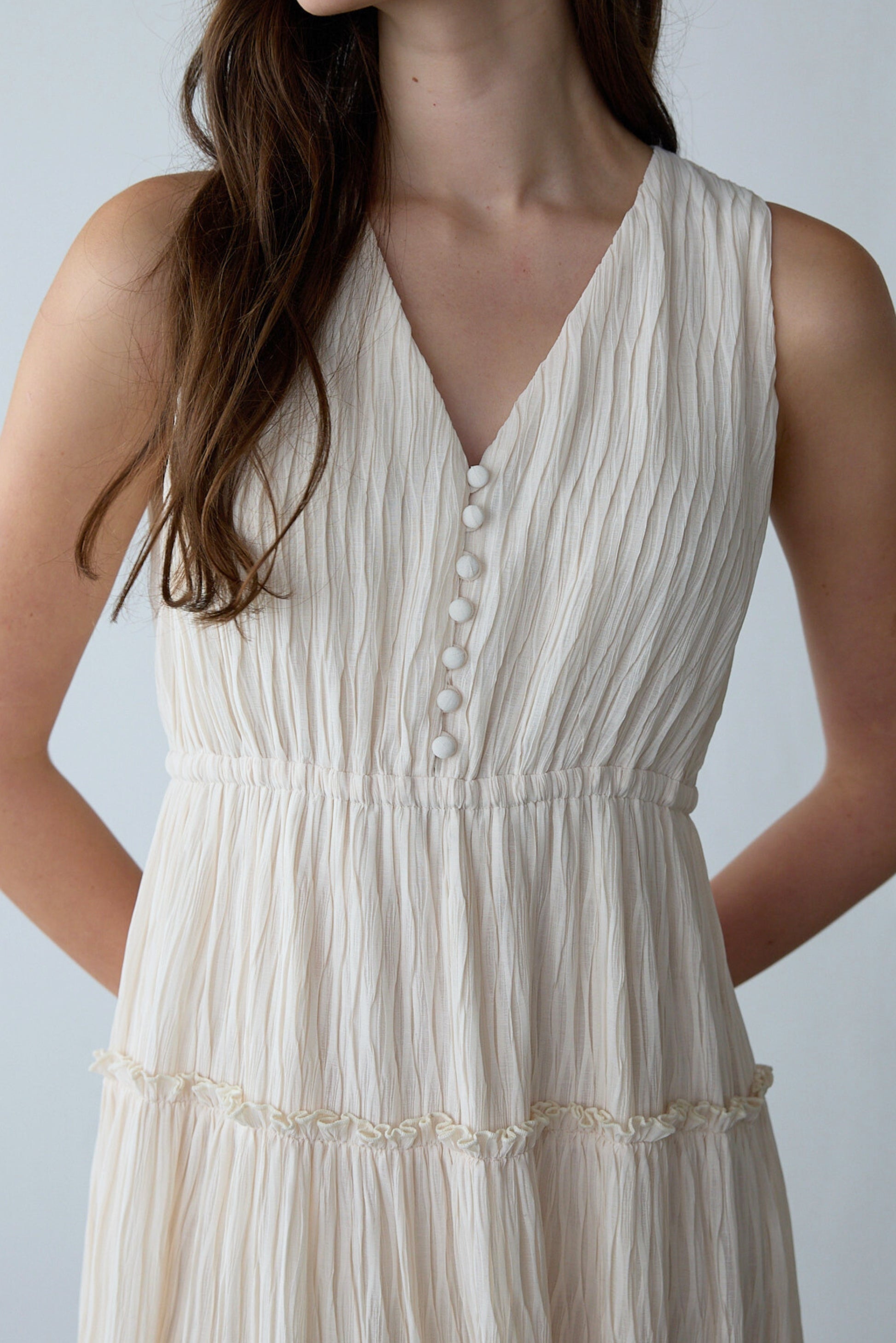 Tiered flare one-piece