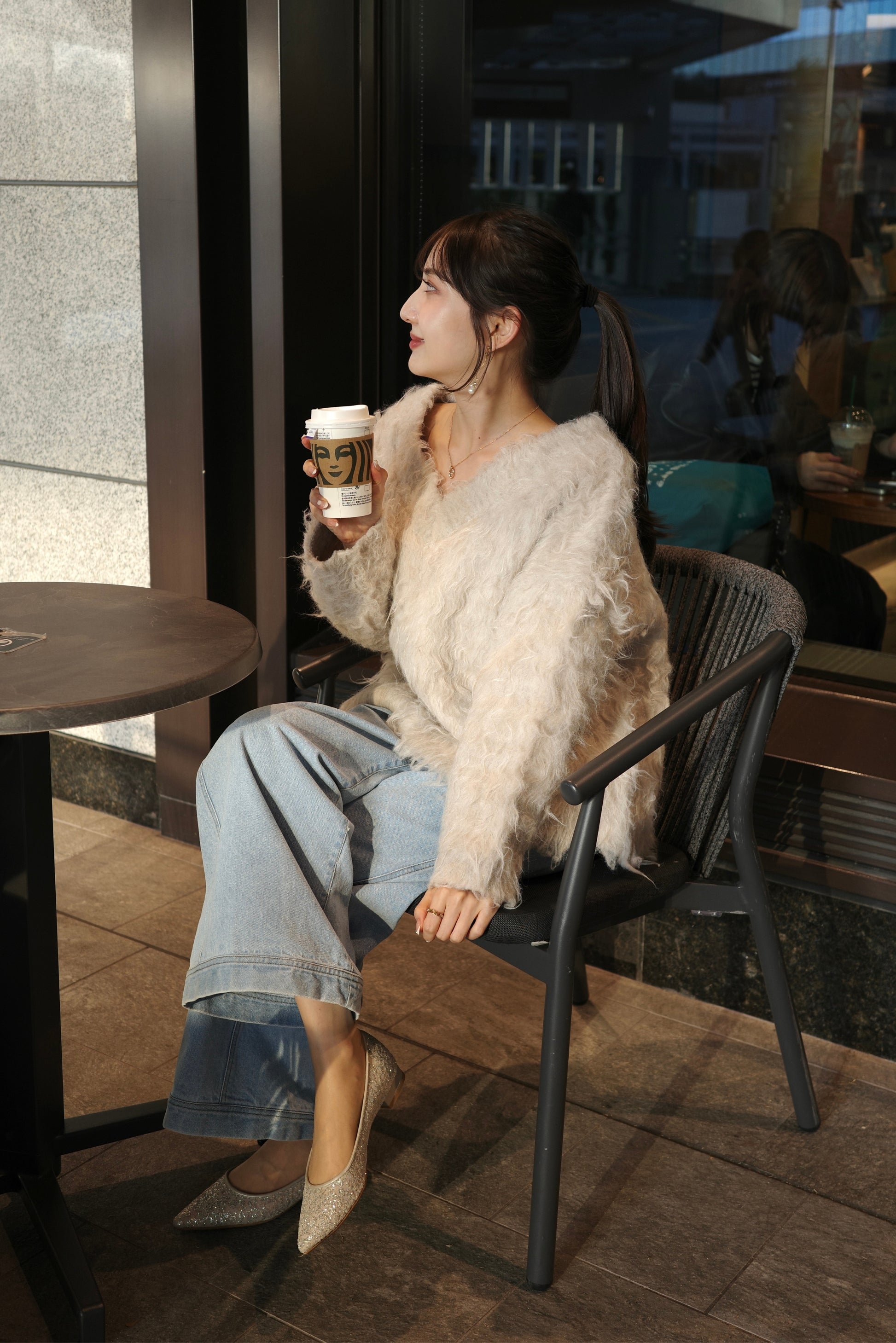 【SALE】Shaggy knit