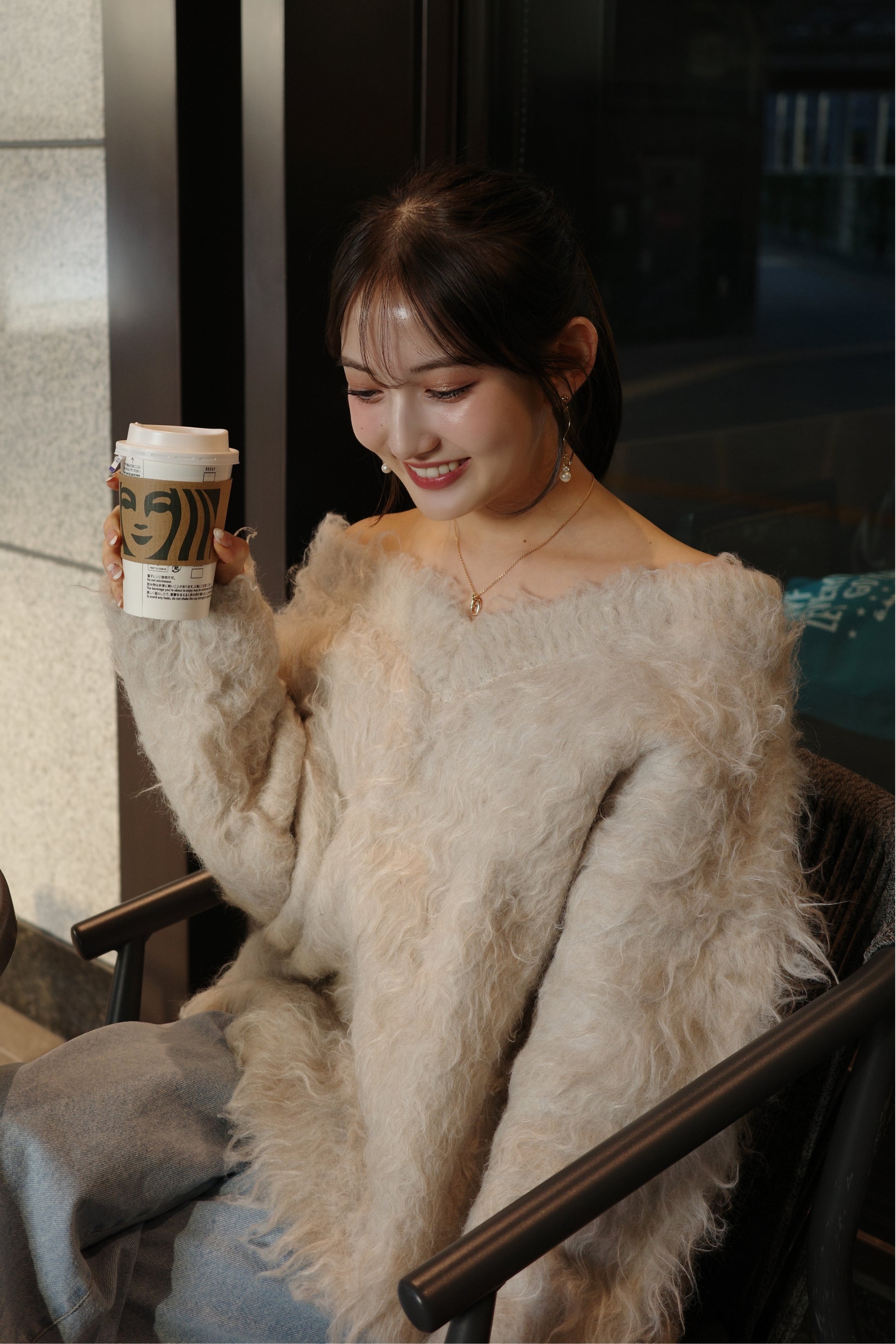 【SALE】Shaggy knit