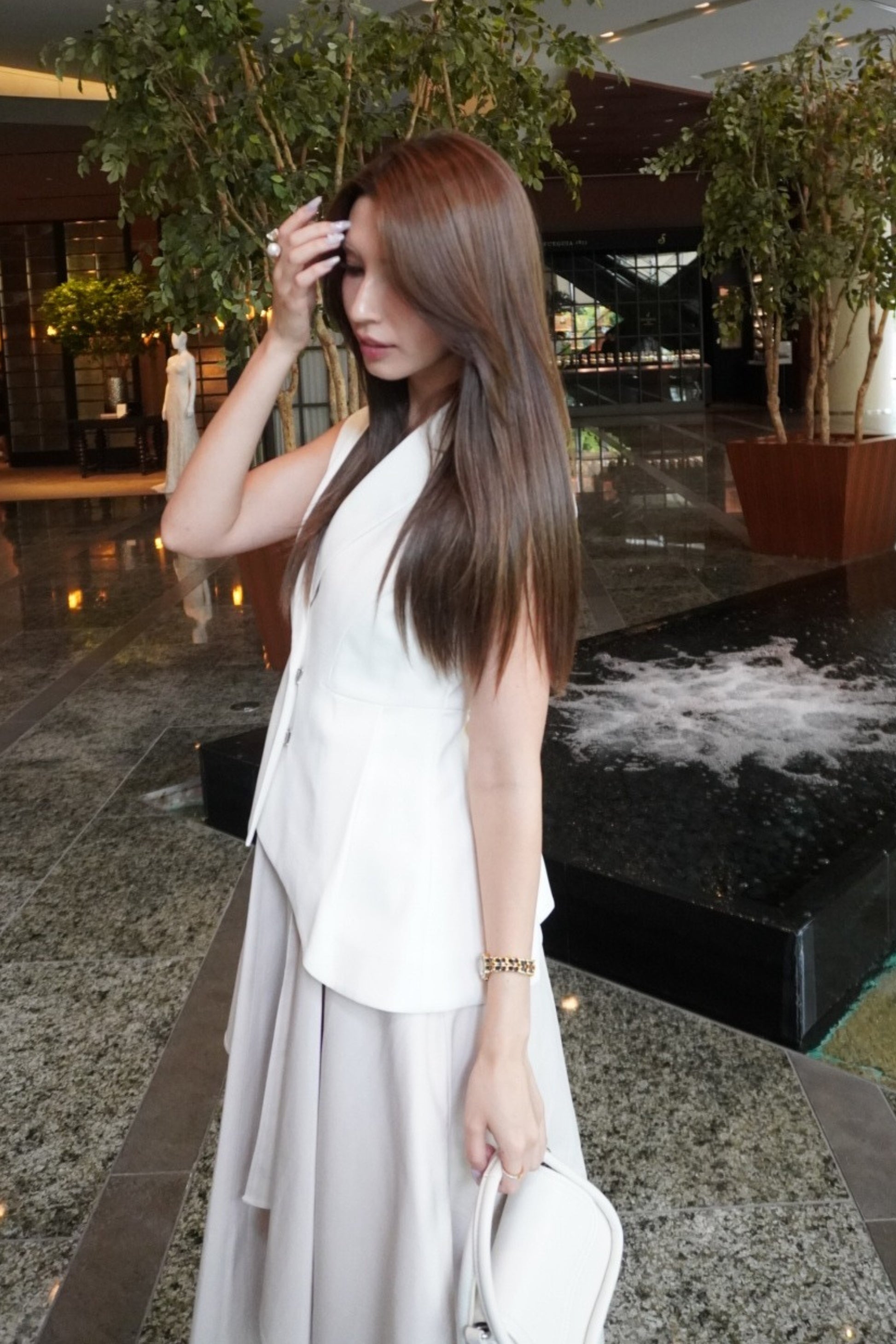 Peplum vest tops