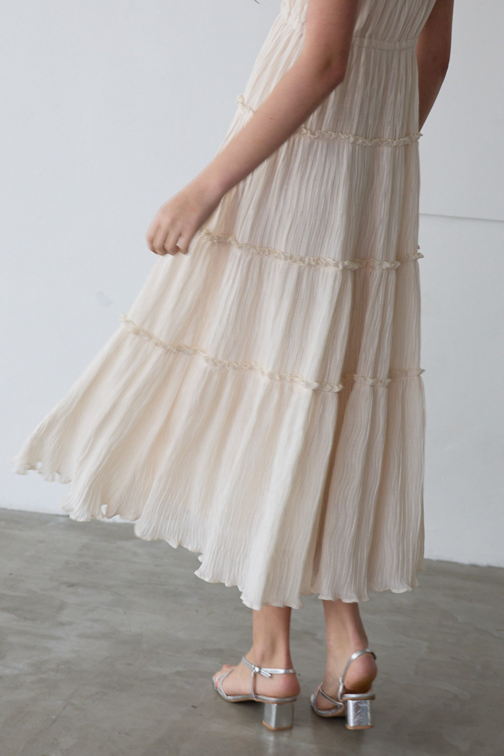 Tiered flare one-piece