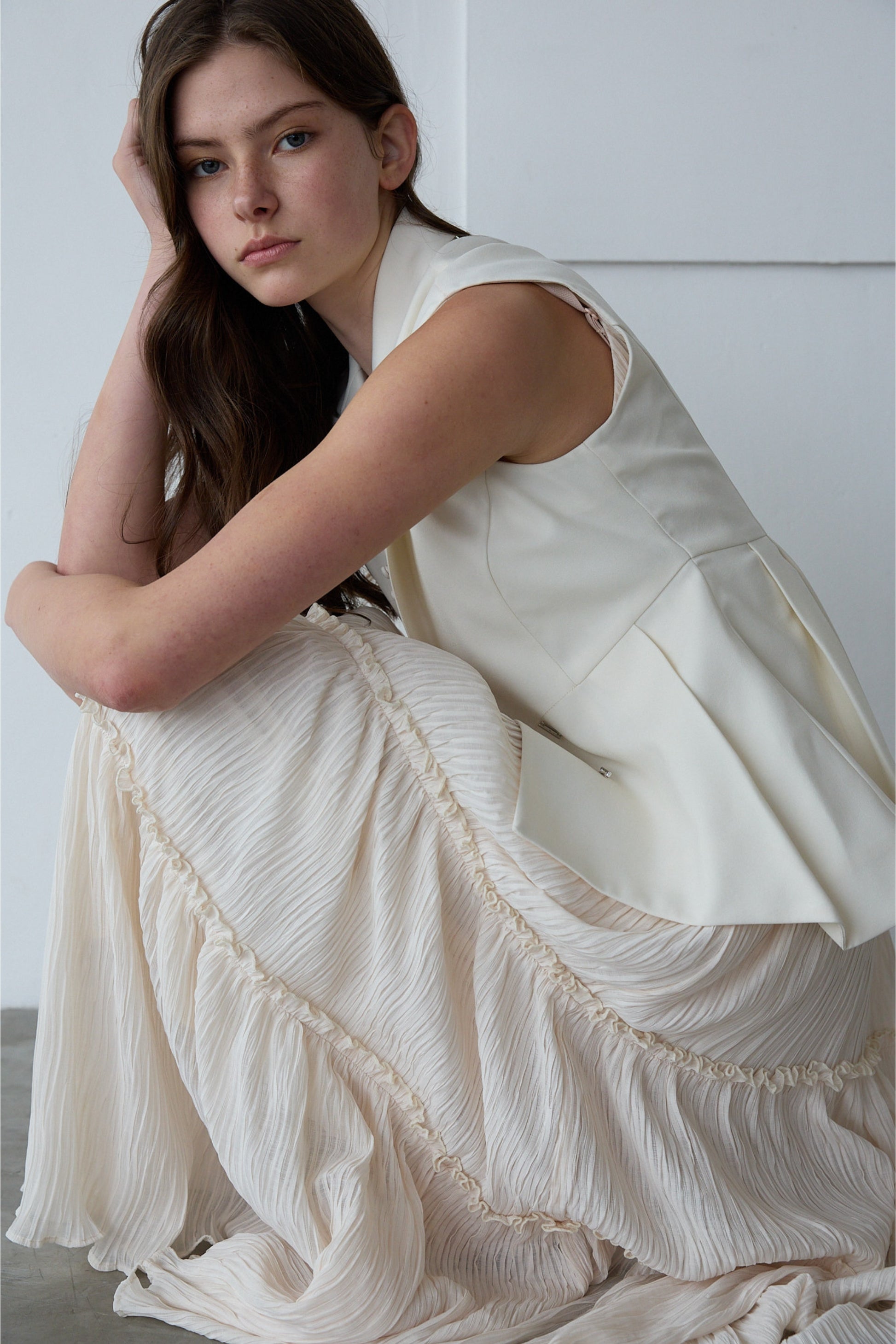 Tiered flare one-piece