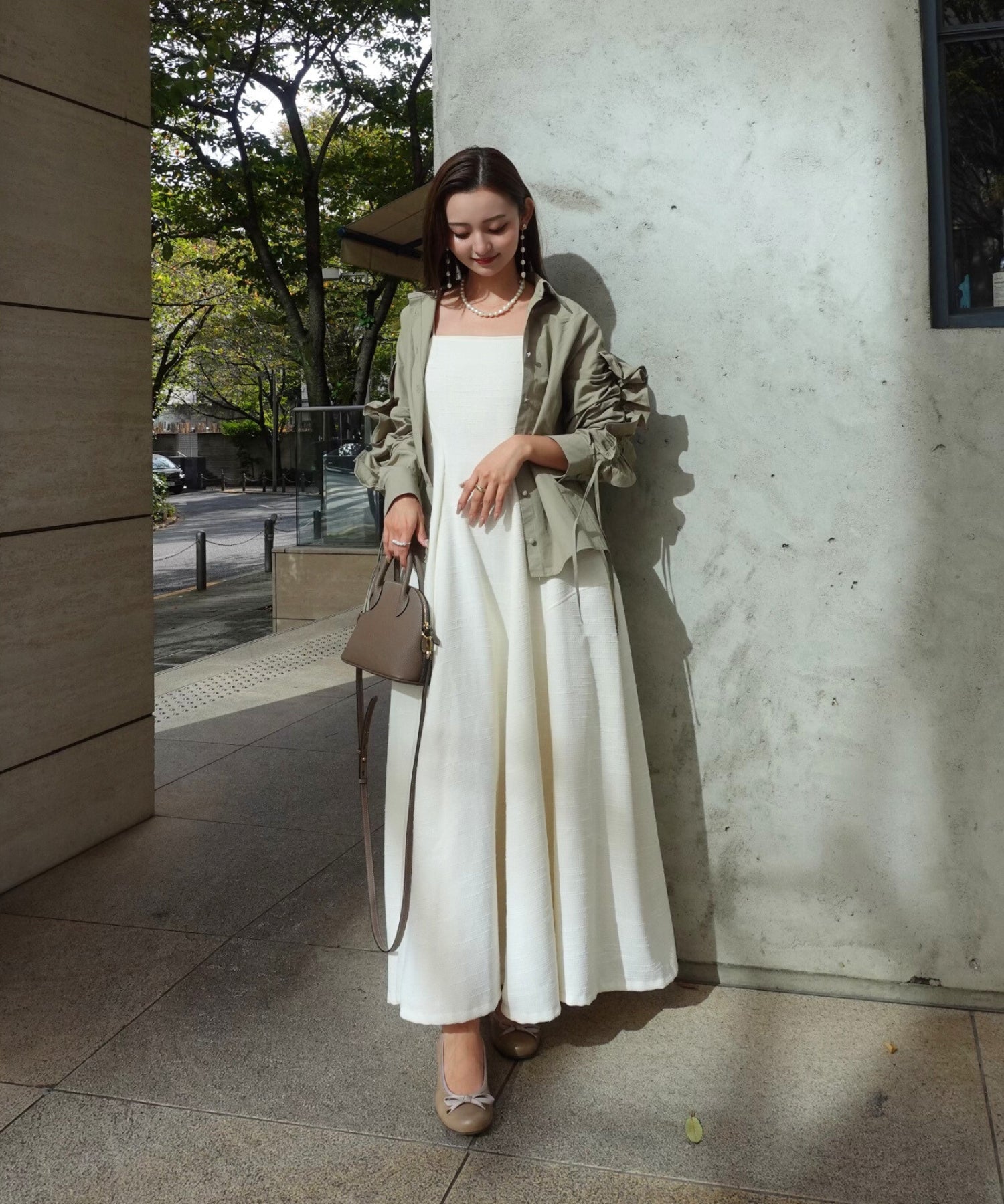 【SALE】Frill ribbon shirt