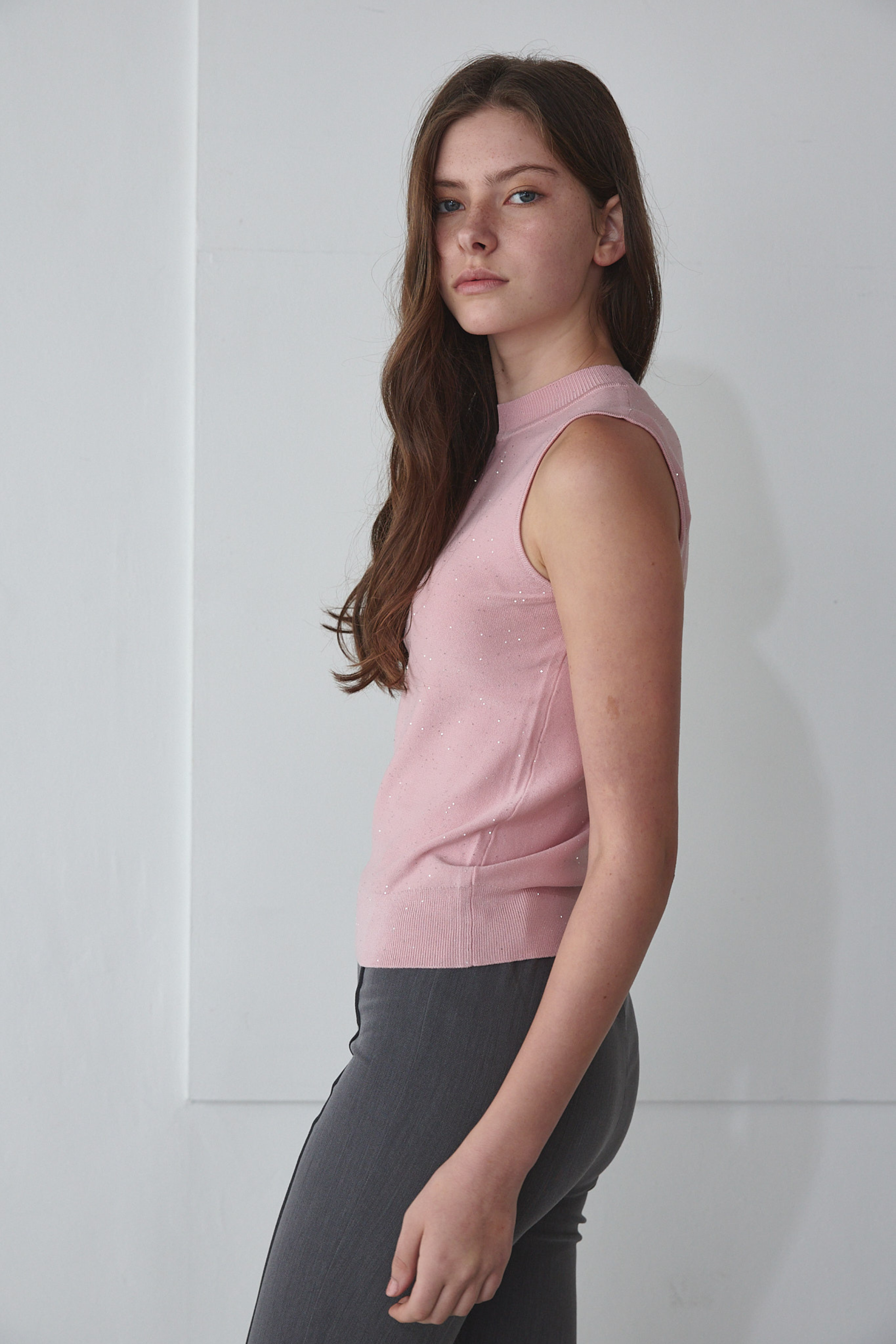Lame knit