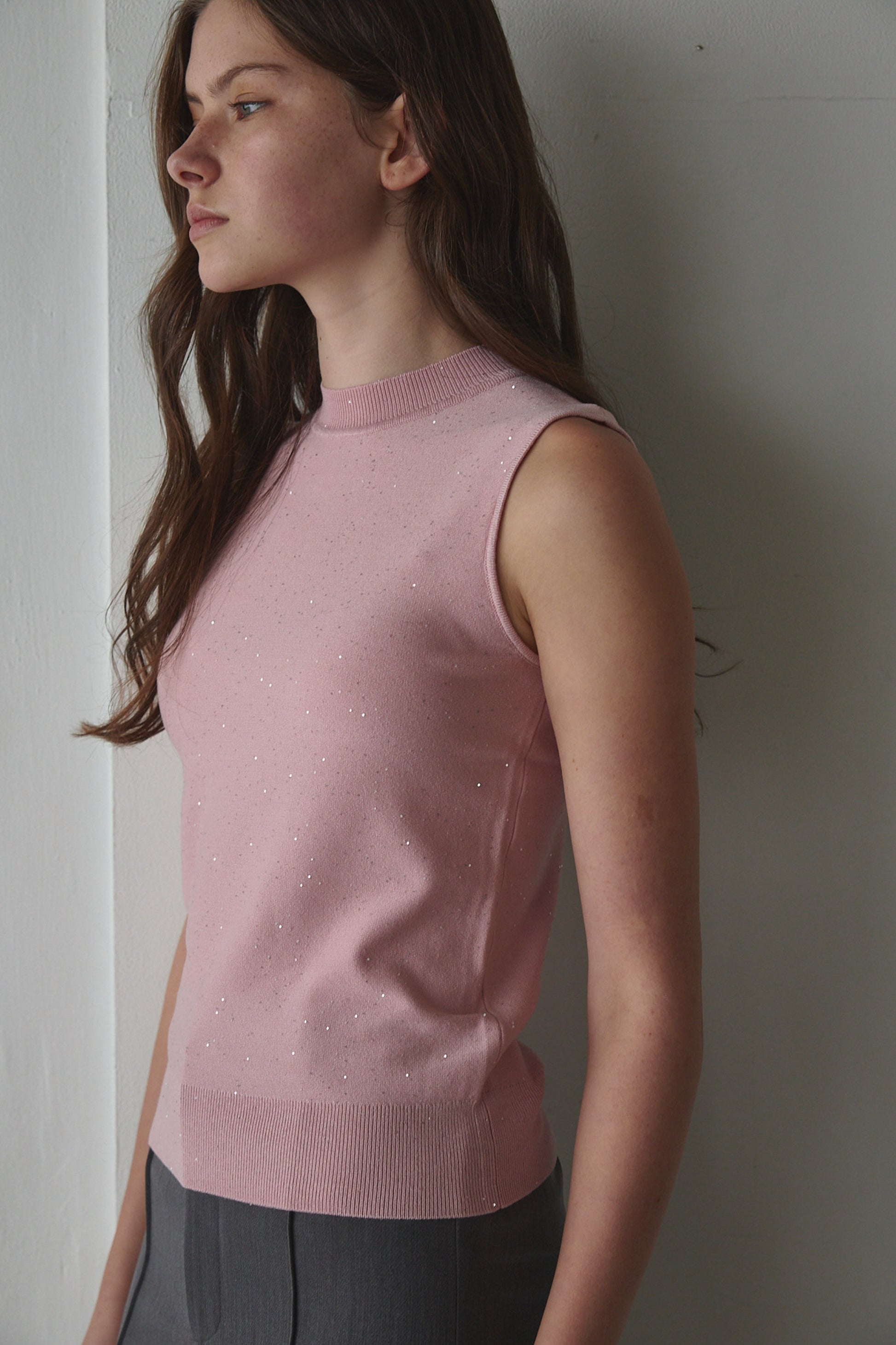 Lame knit