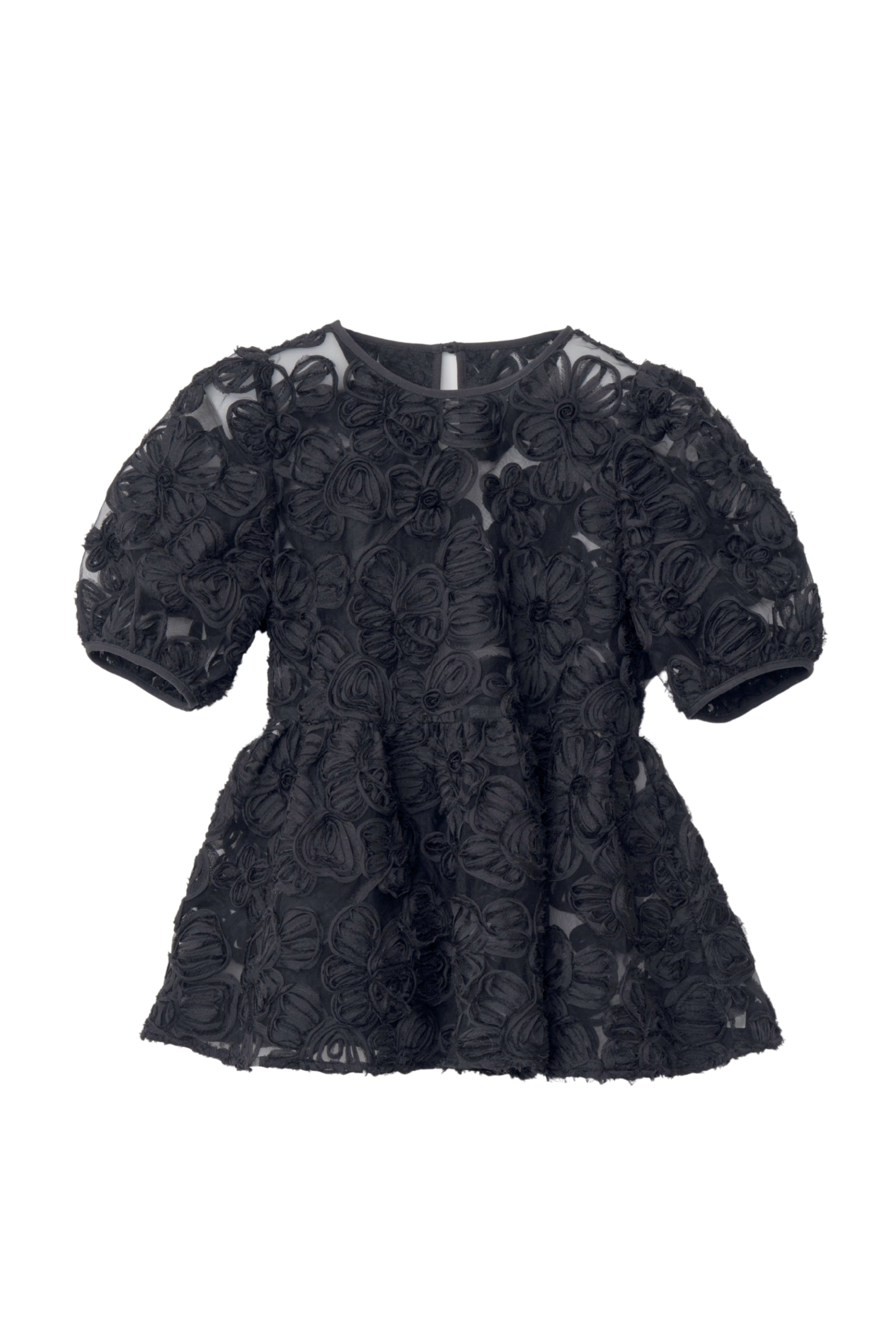 フラワーエンブロイダリーブラウス