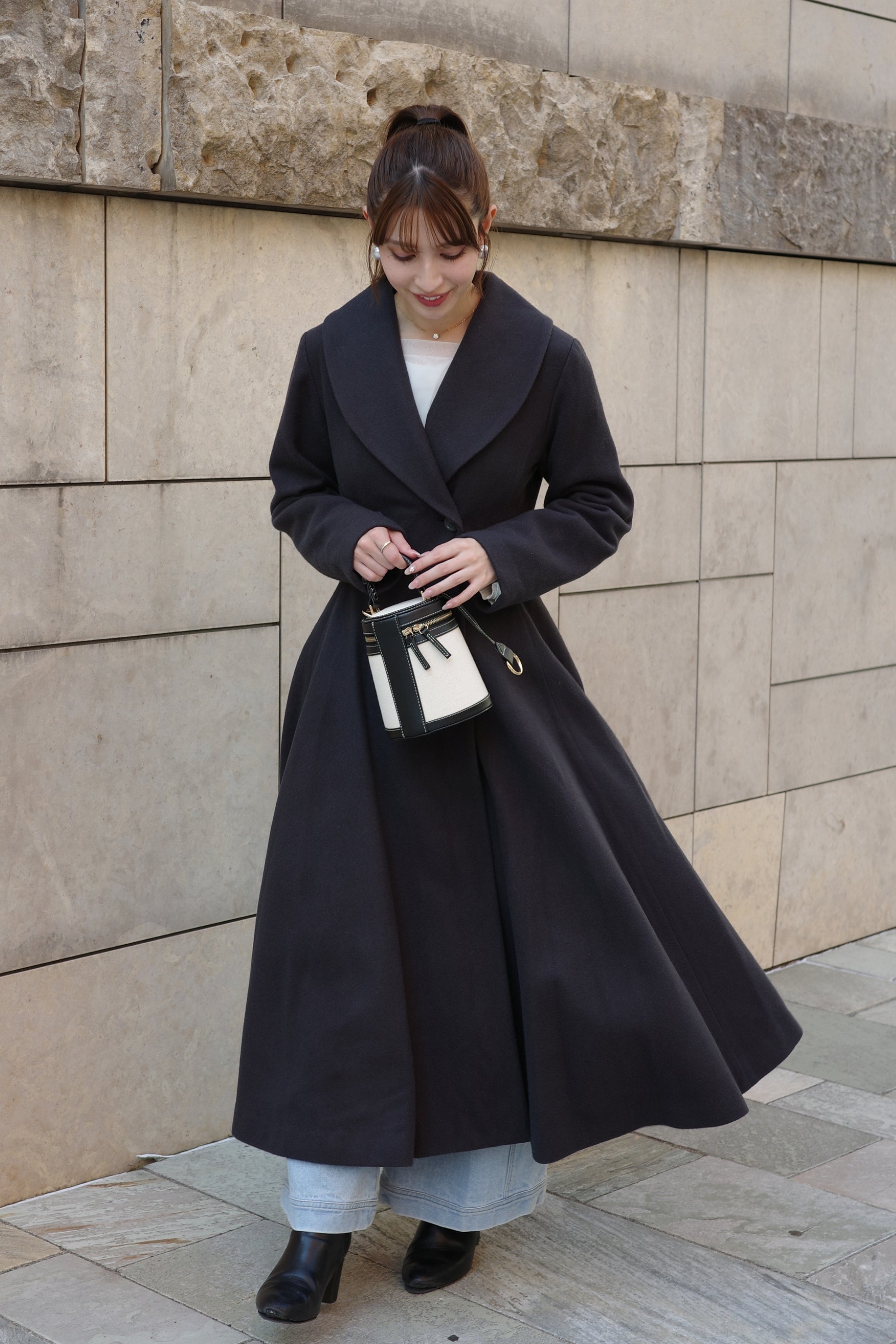 Classic flare coat