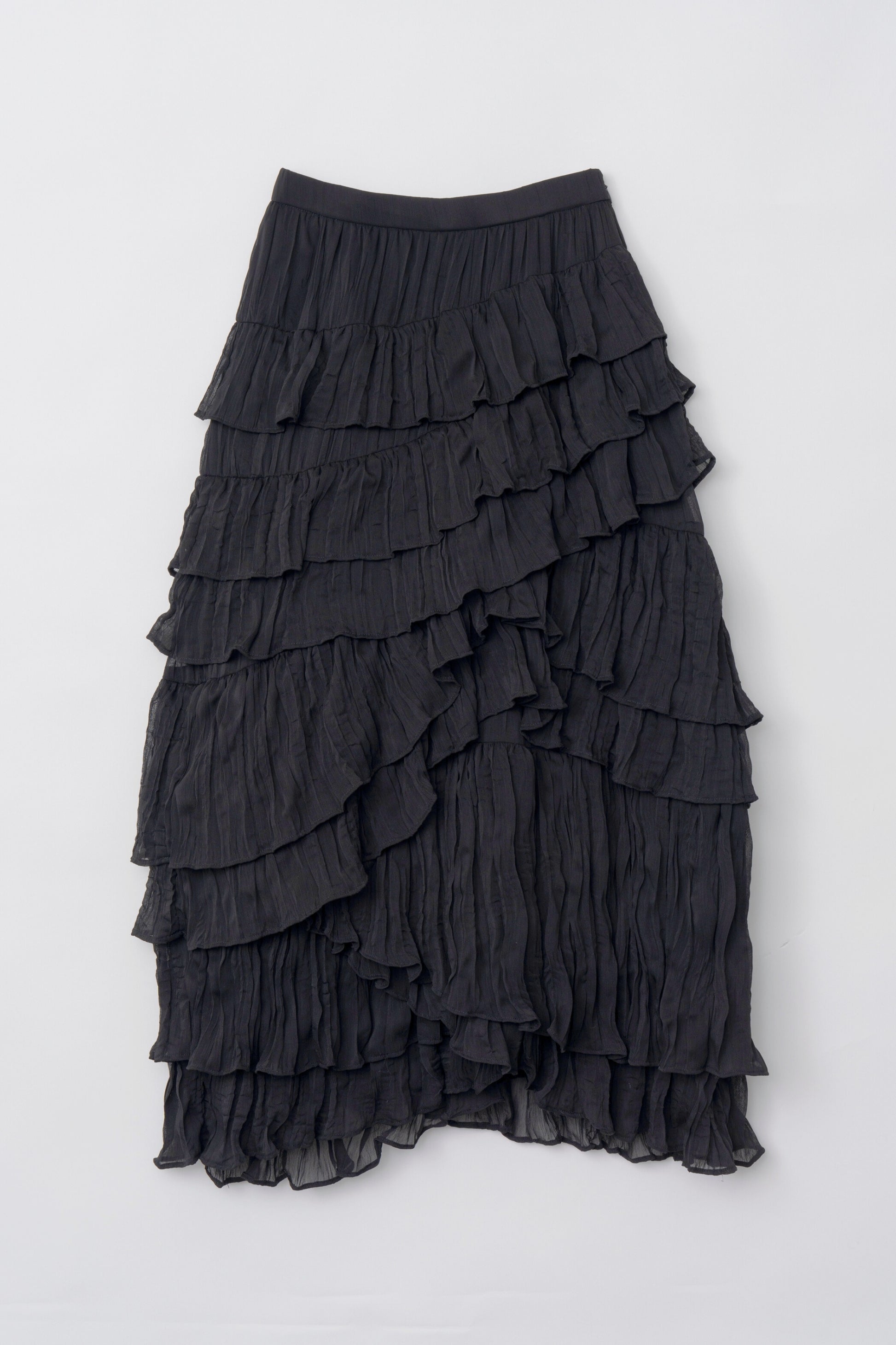 シフォンティアードスカート