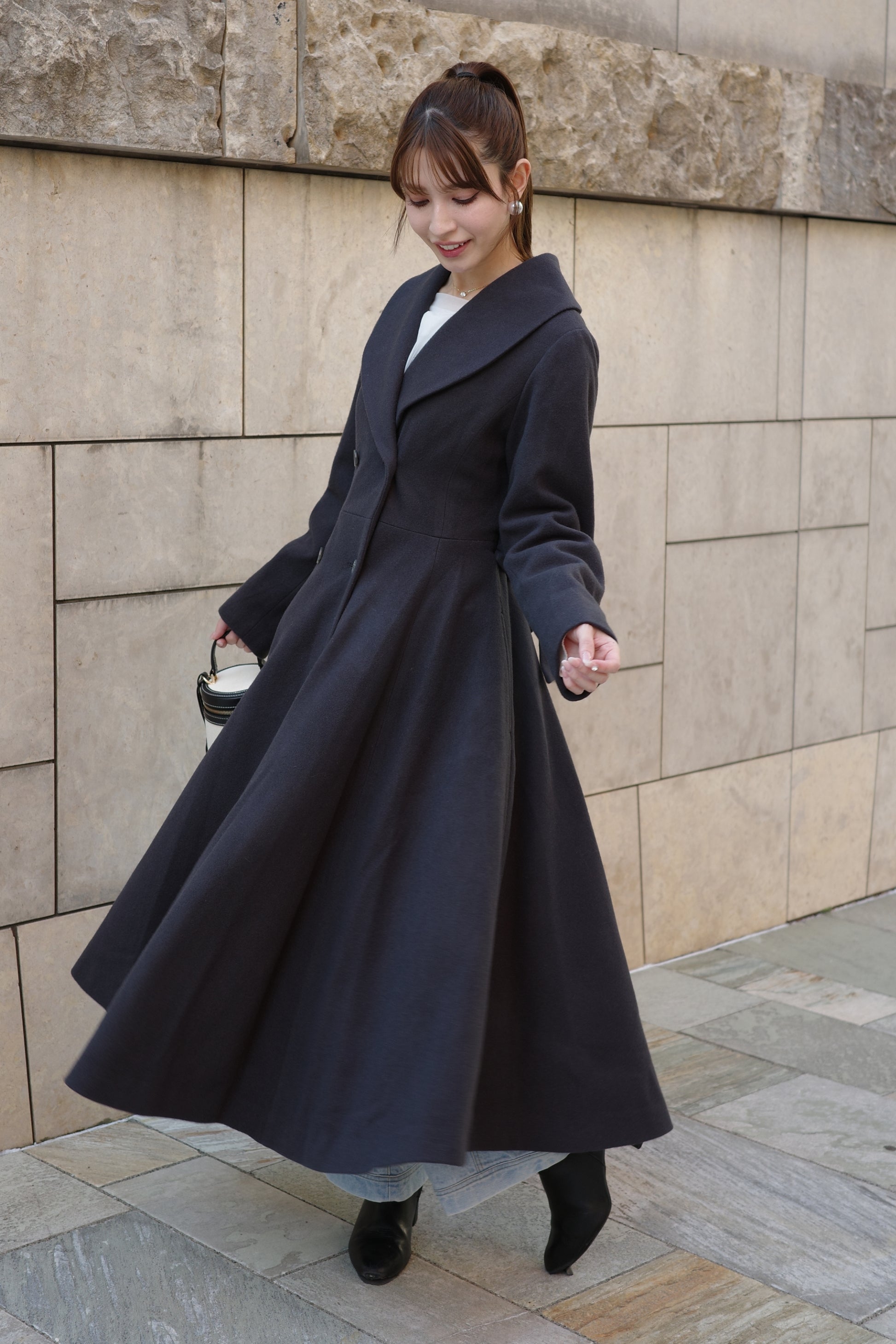 Classic flare coat