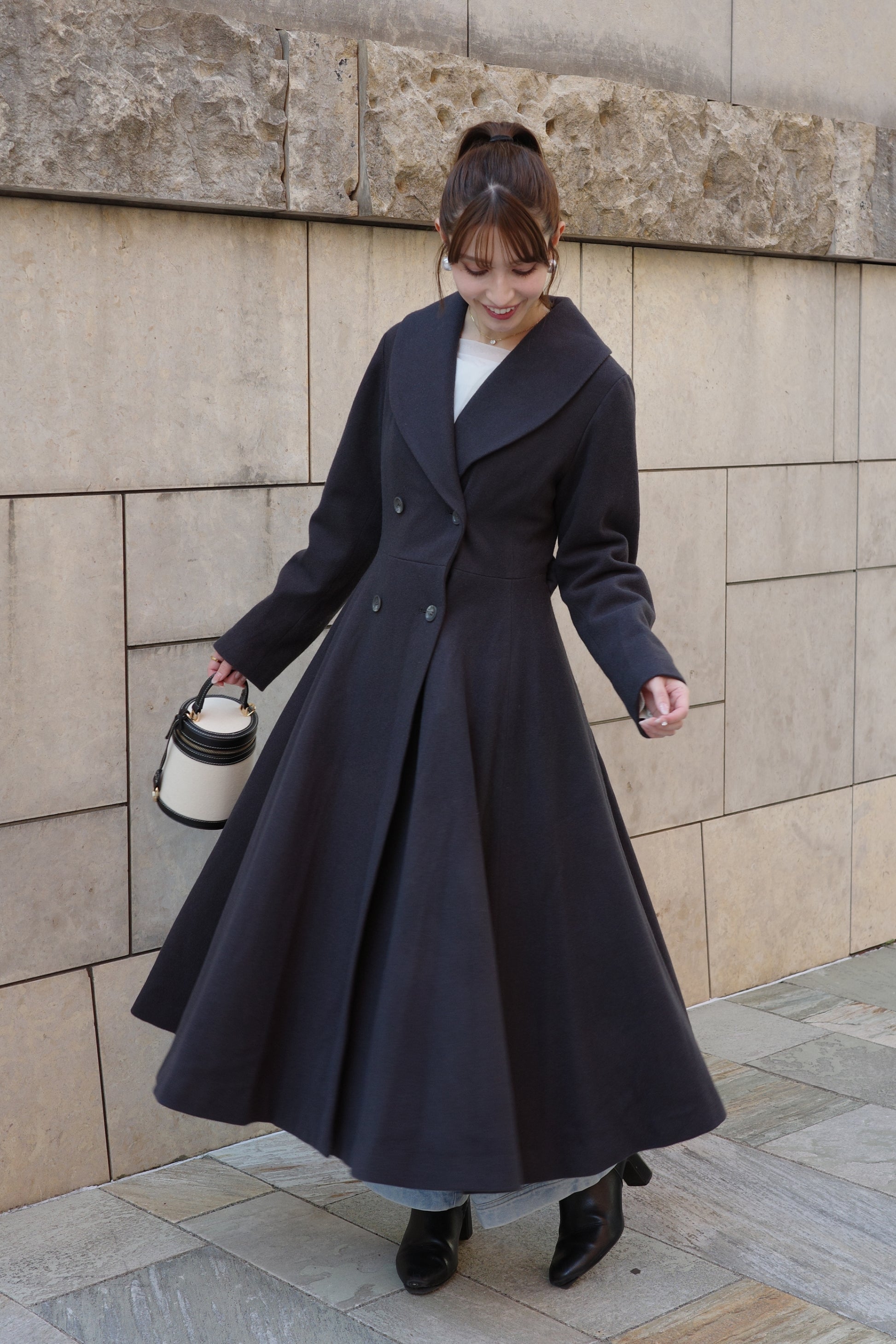 Classic flare coat