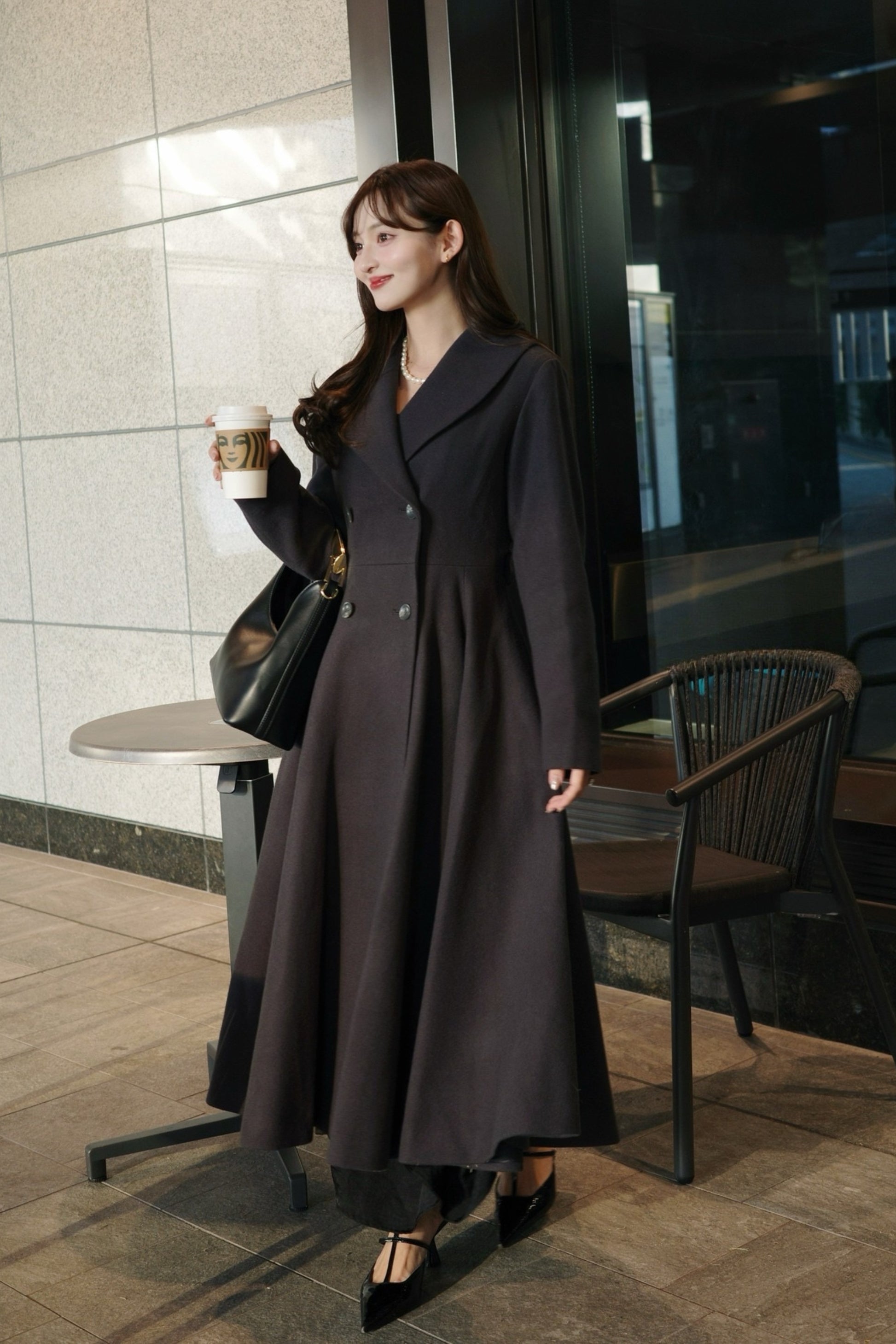Classic flare coat