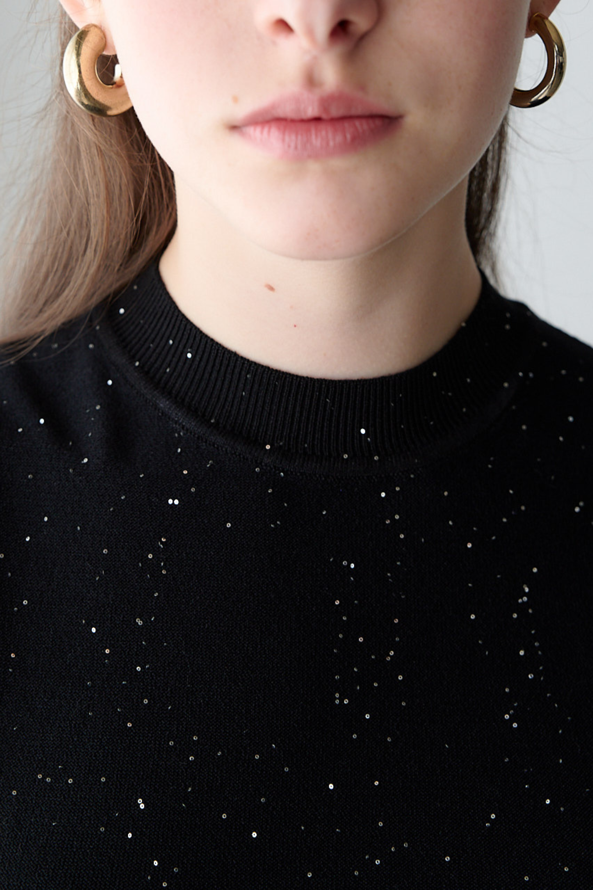 Lame knit