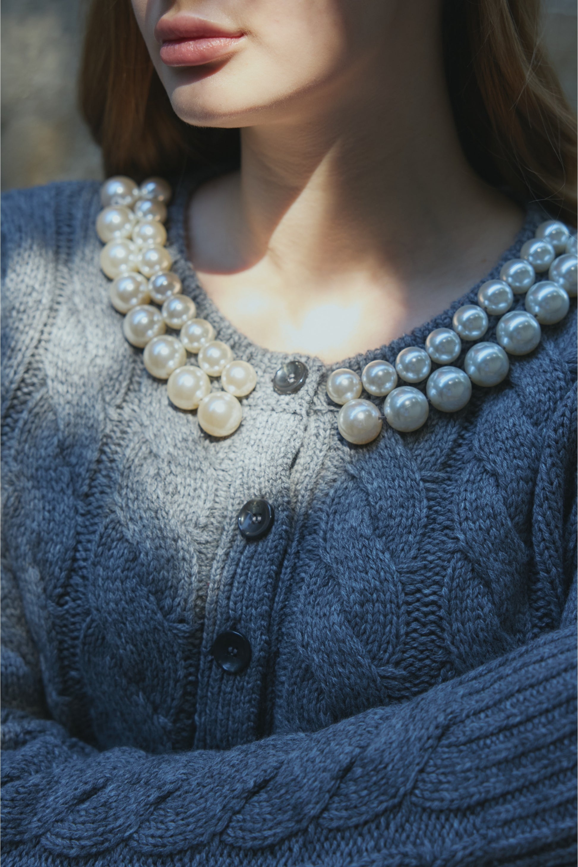 Pearl knit jacket
