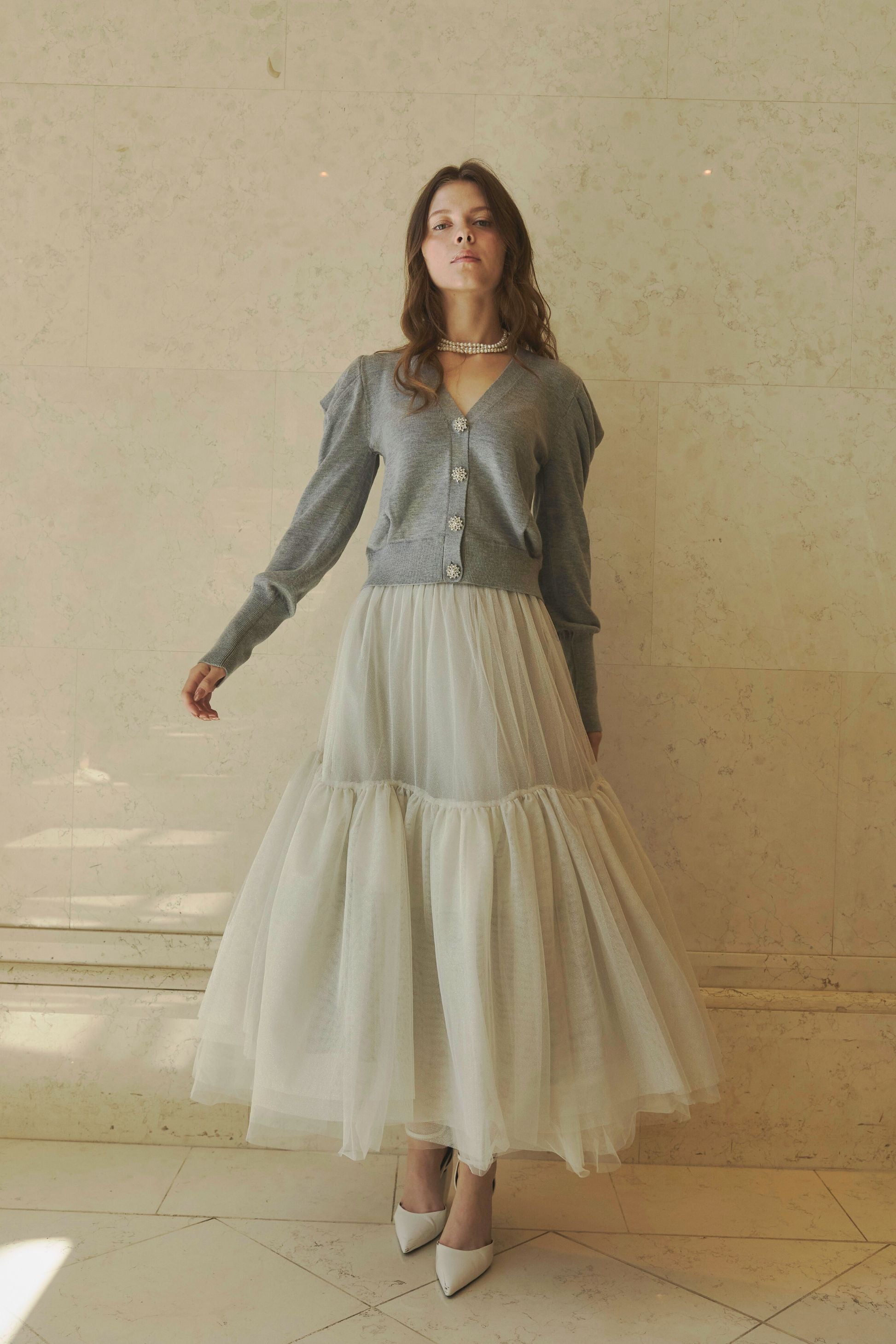 Bijou button cardigan