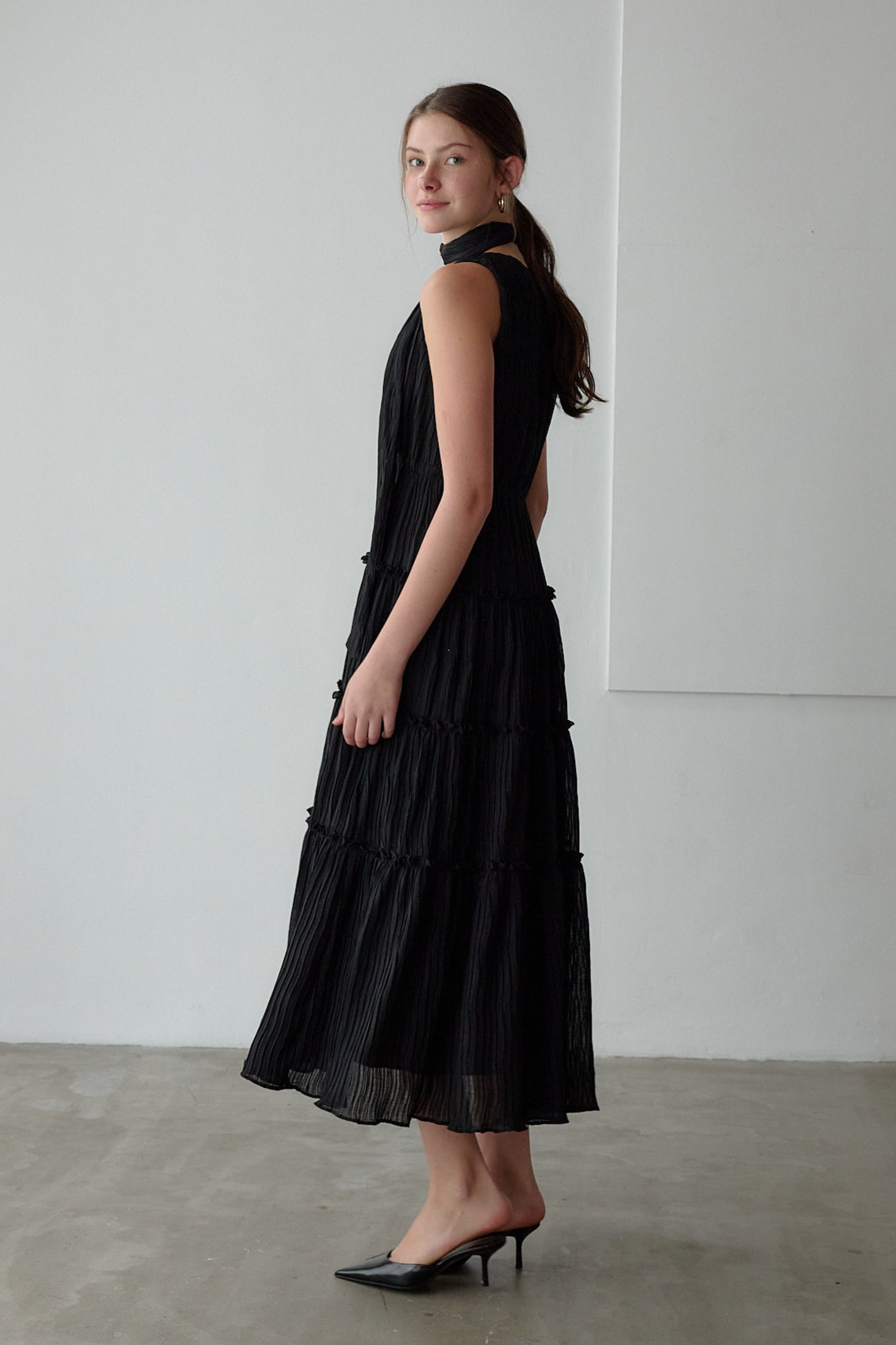 Tiered flare one-piece