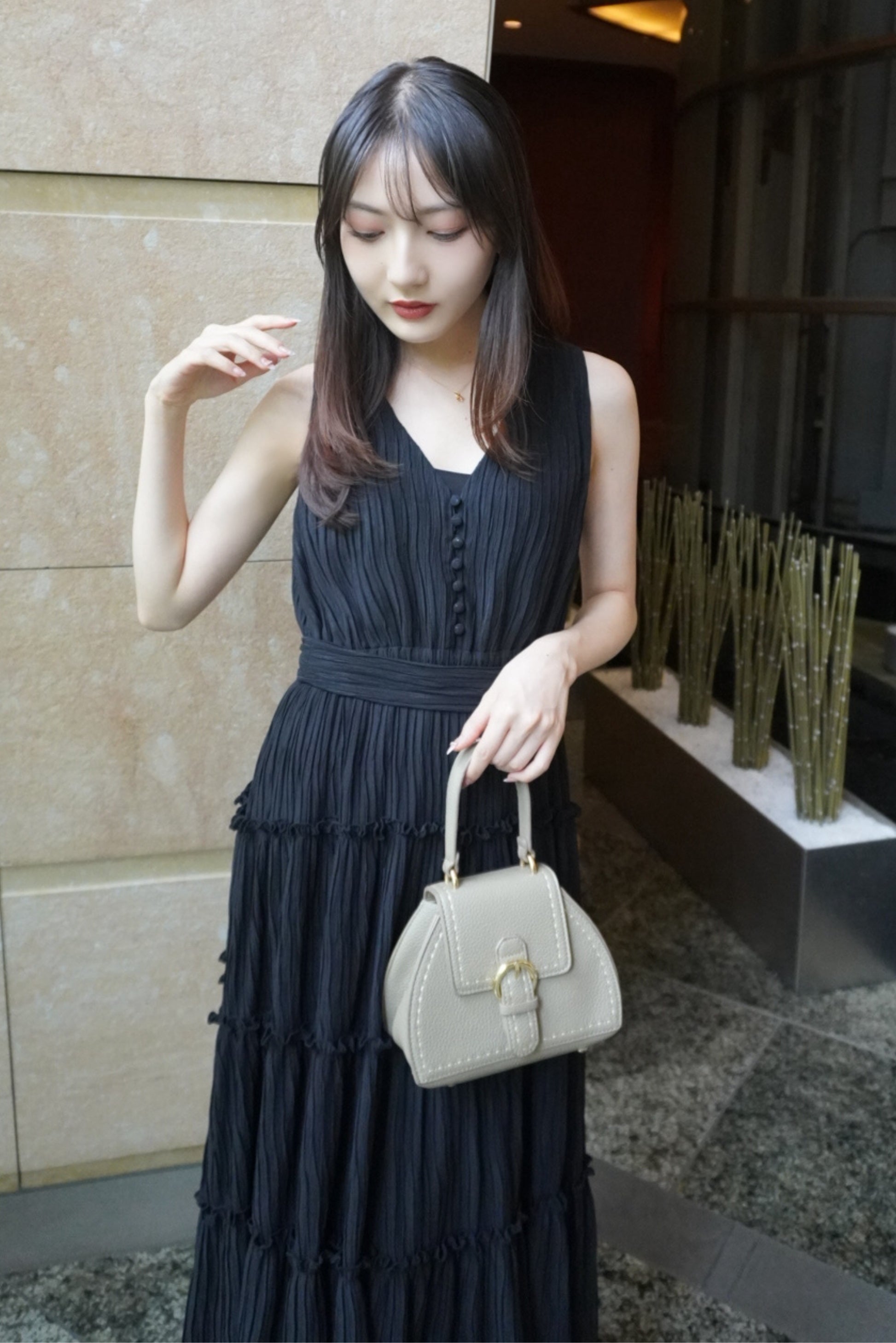 Tiered flare one-piece