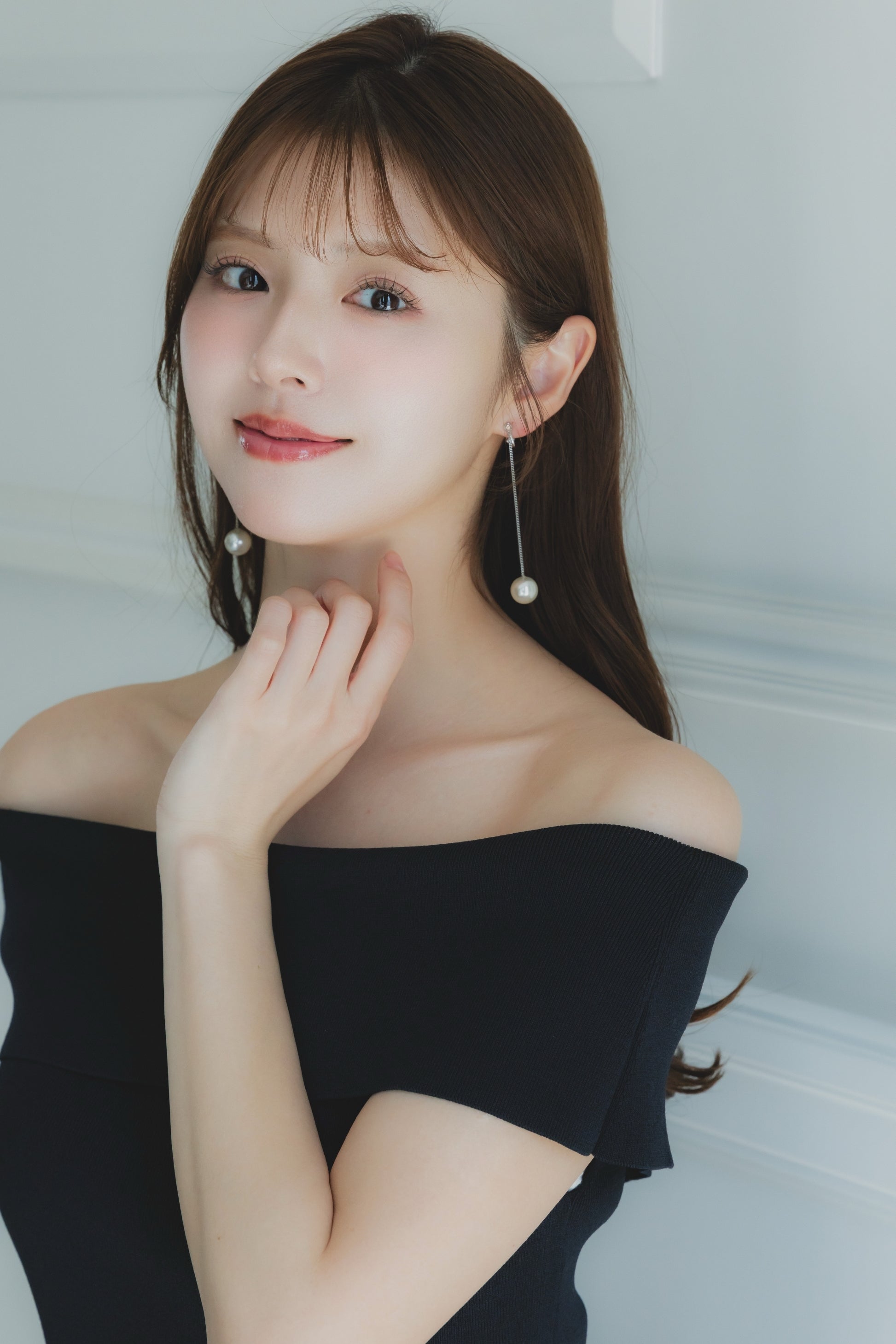 シフォンプリーツドッキングワンピース