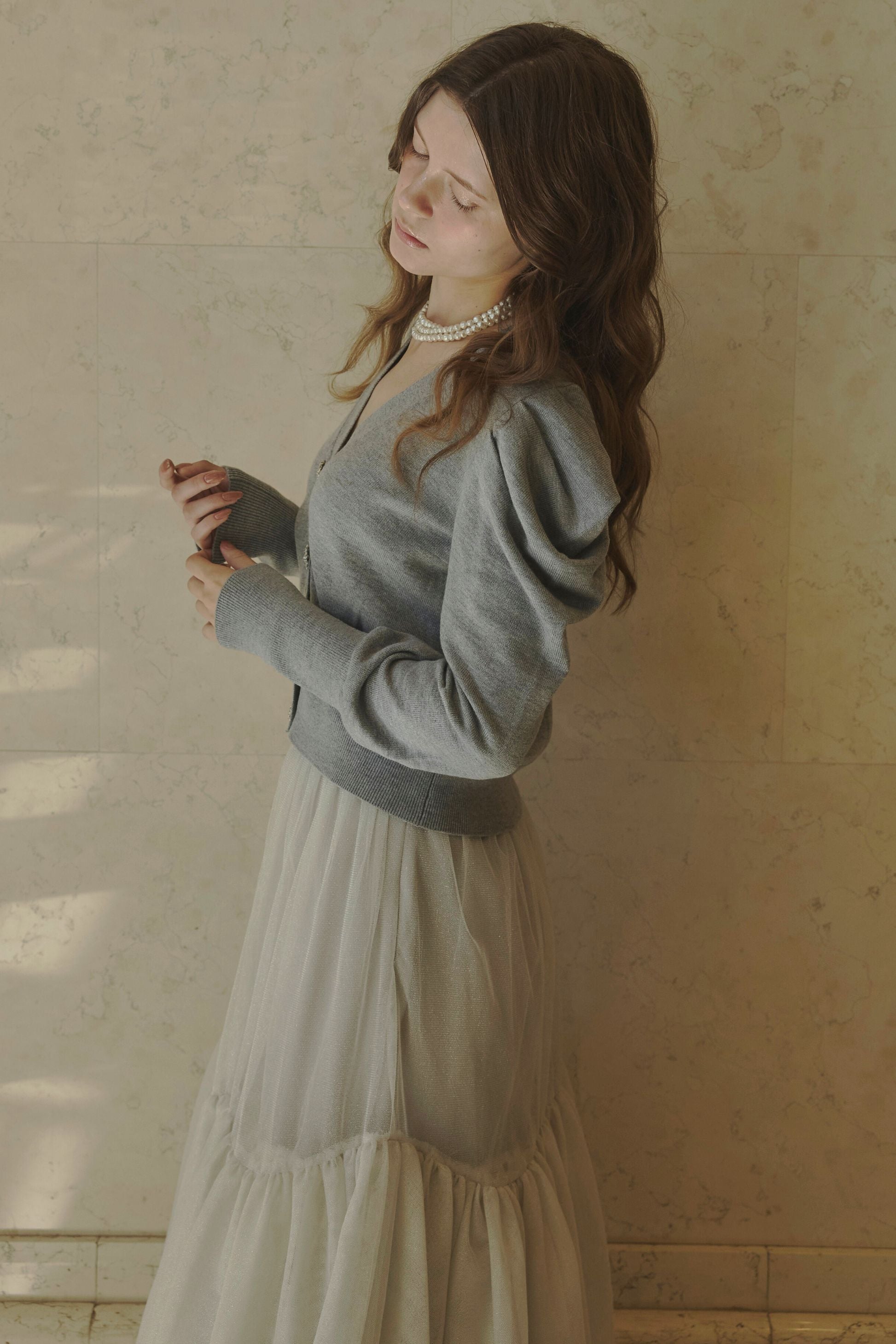 Bijou button cardigan