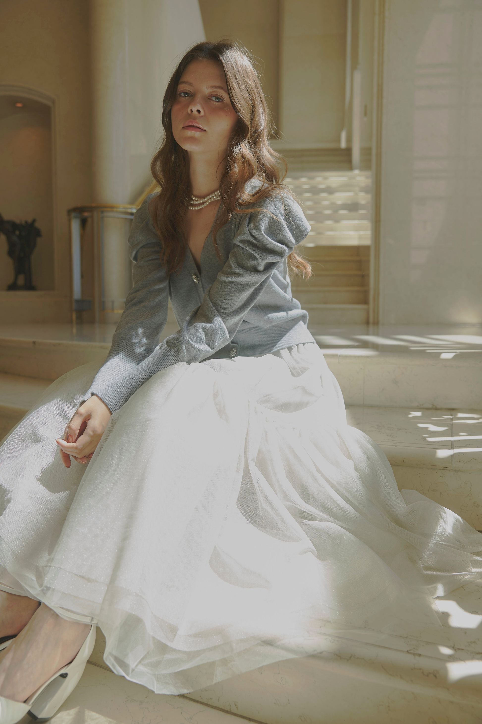 Bijou button cardigan