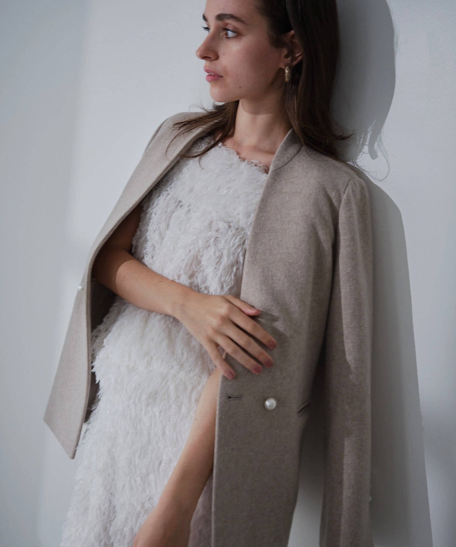 【SALE】Feather fringe cami