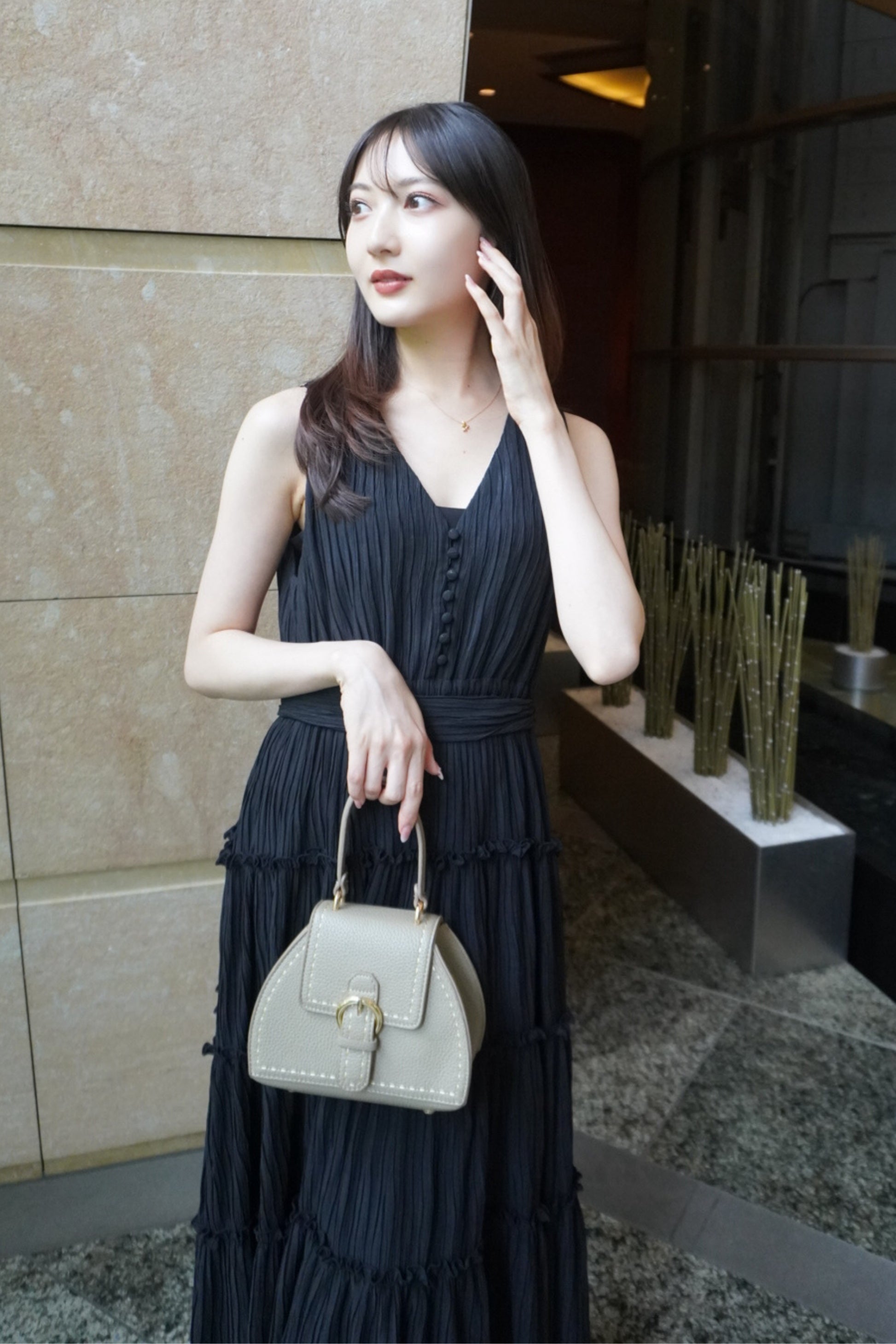 Tiered flare one-piece
