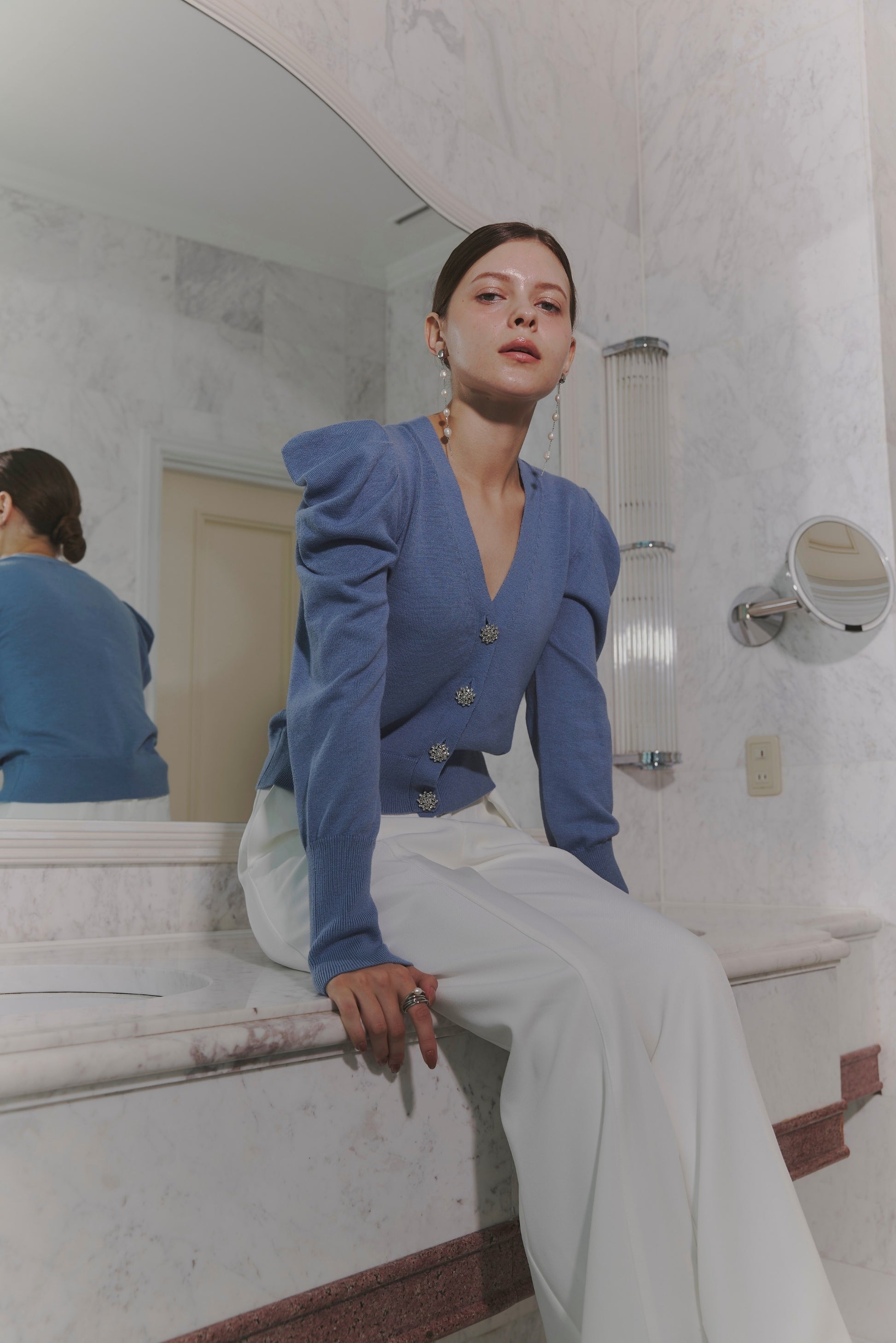 Bijou button cardigan