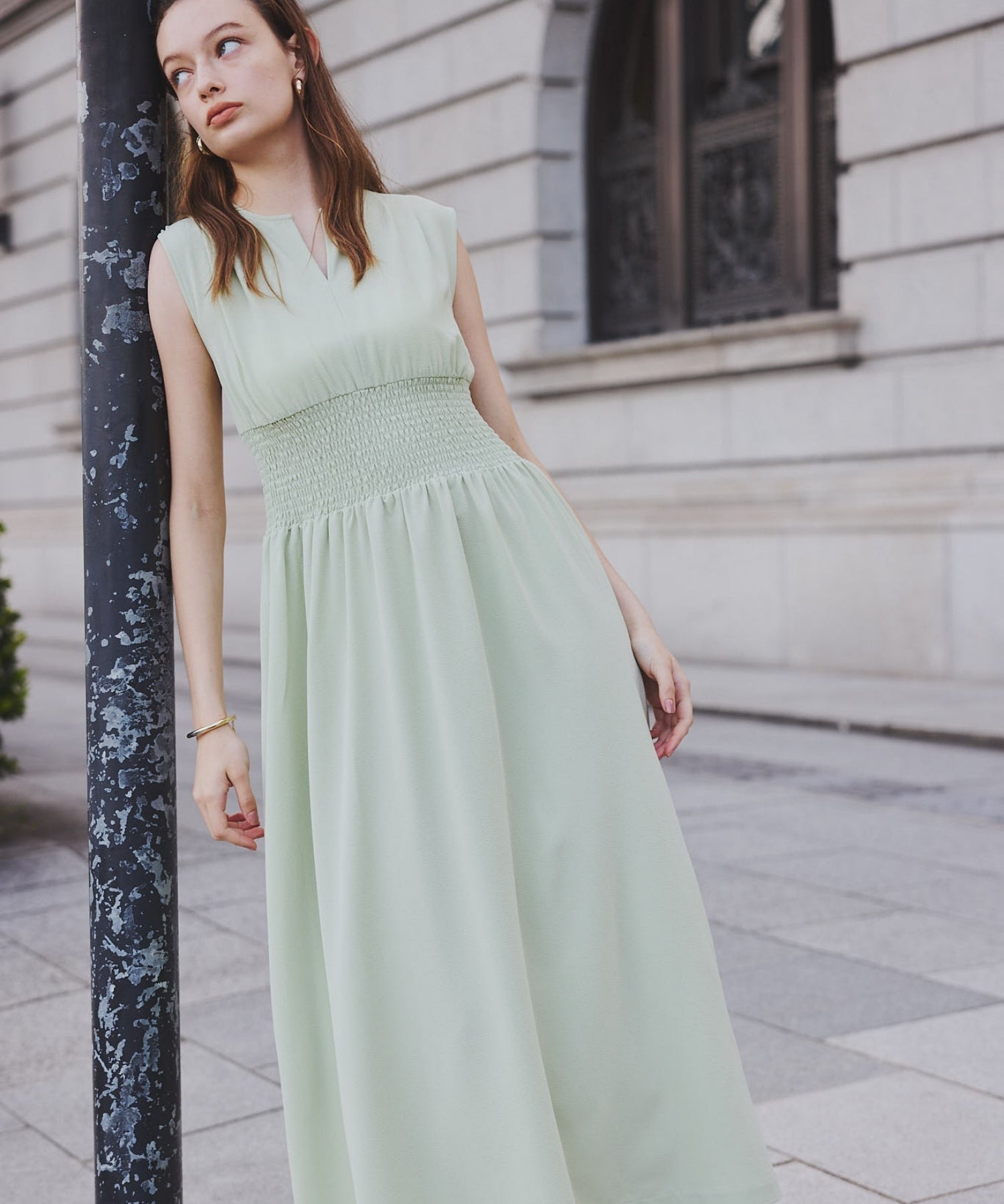 Keyneck gather onepiece【Mint】