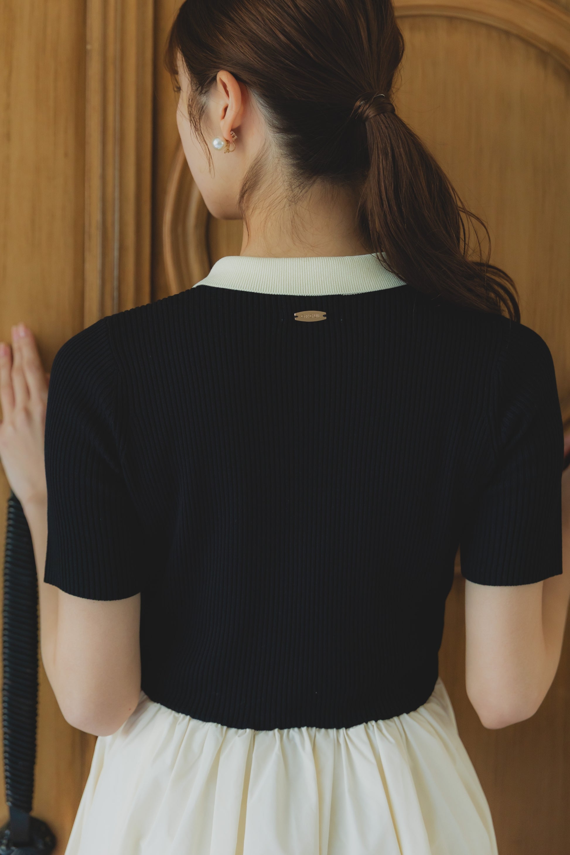 バイカラードッキングワンピース