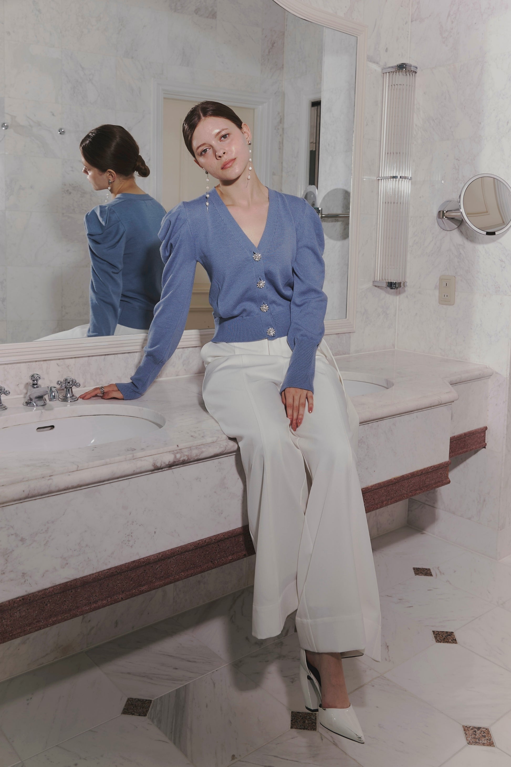 Bijou button cardigan