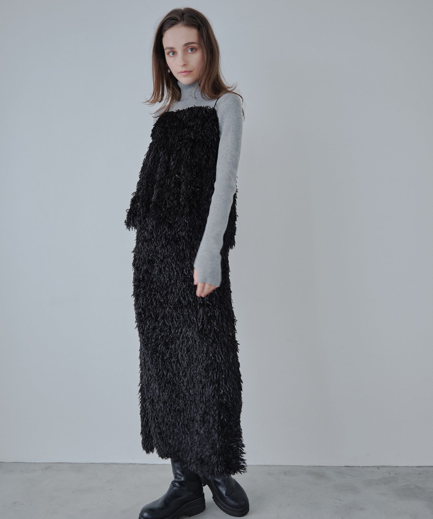 【SALE】Feather fringe cami