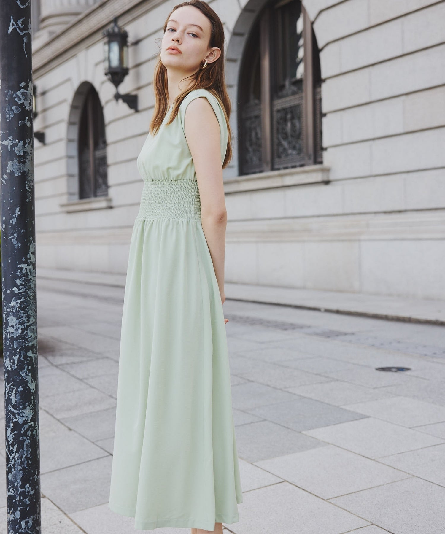 Keyneck gather onepiece【Mint】