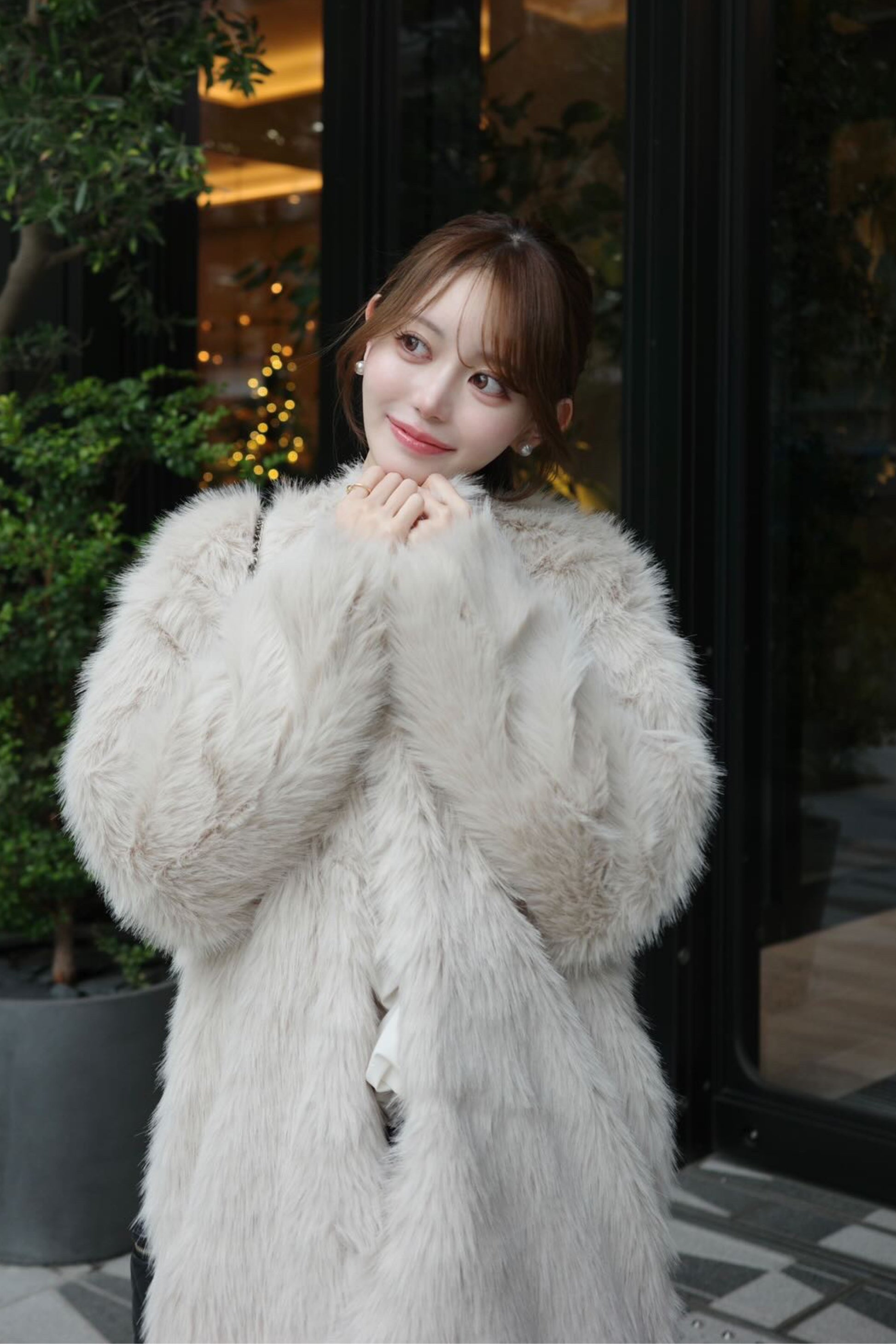 【SALE】Loose fur coat