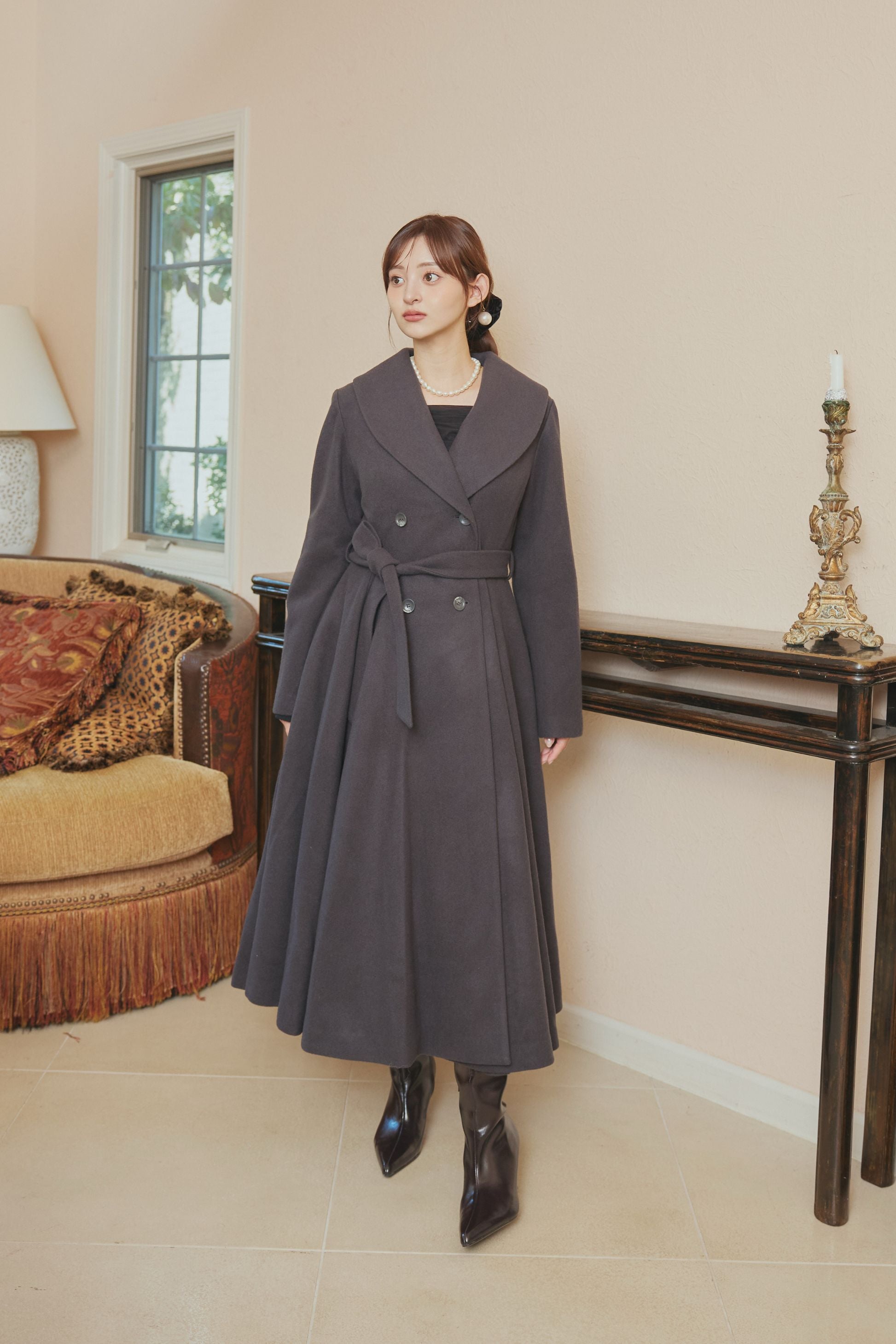 Classic flare coat