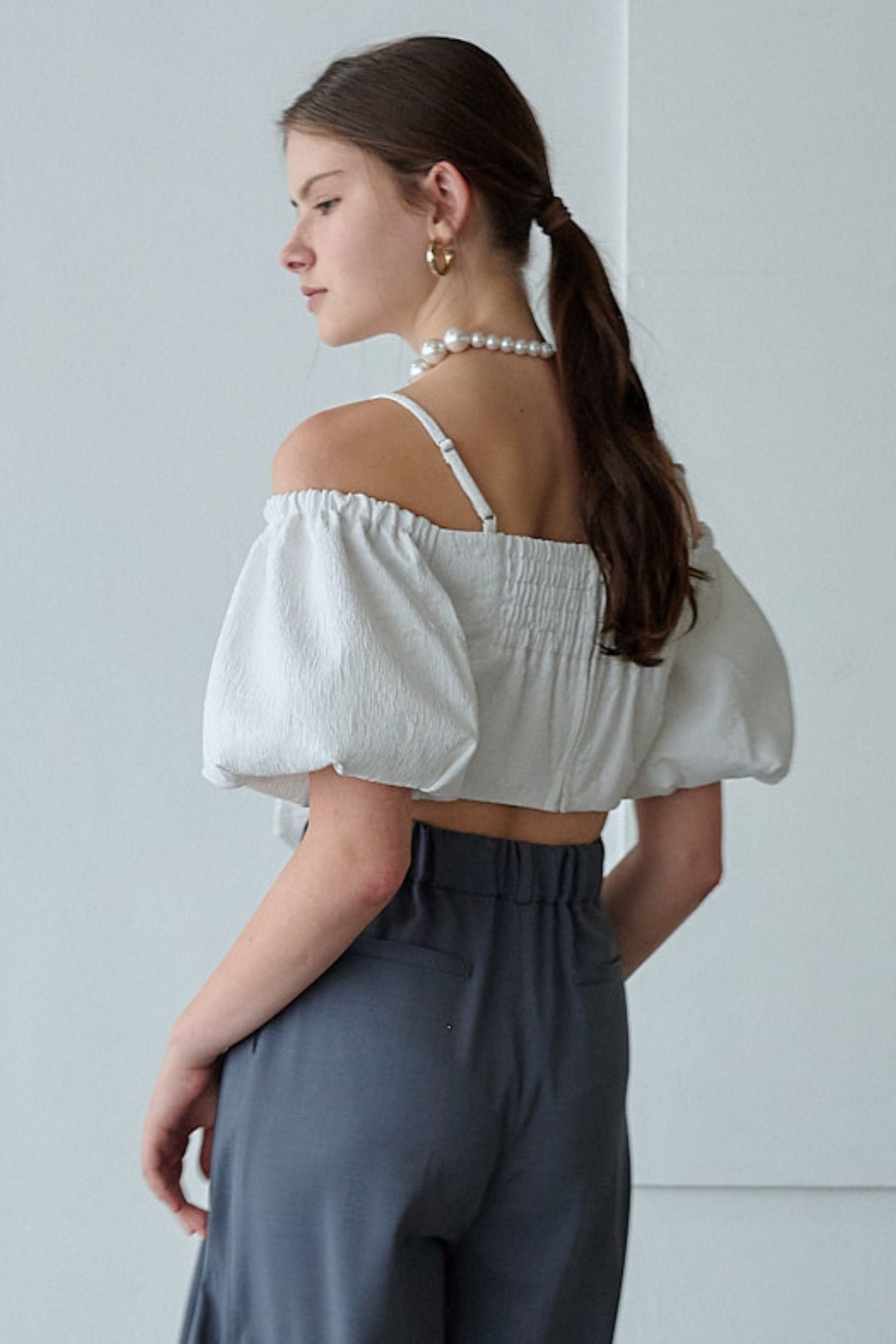 Volume ribbon cami