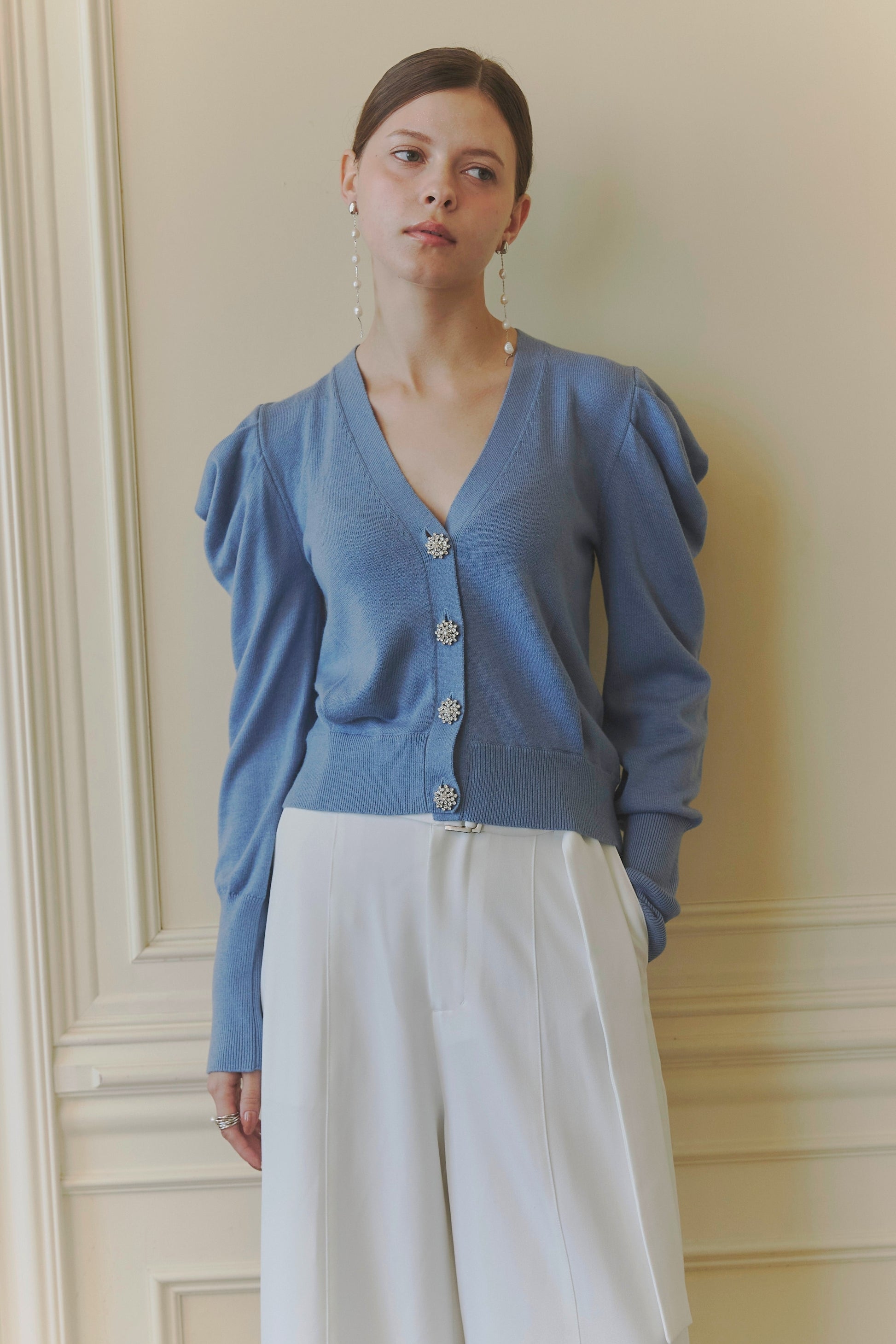 Bijou button cardigan