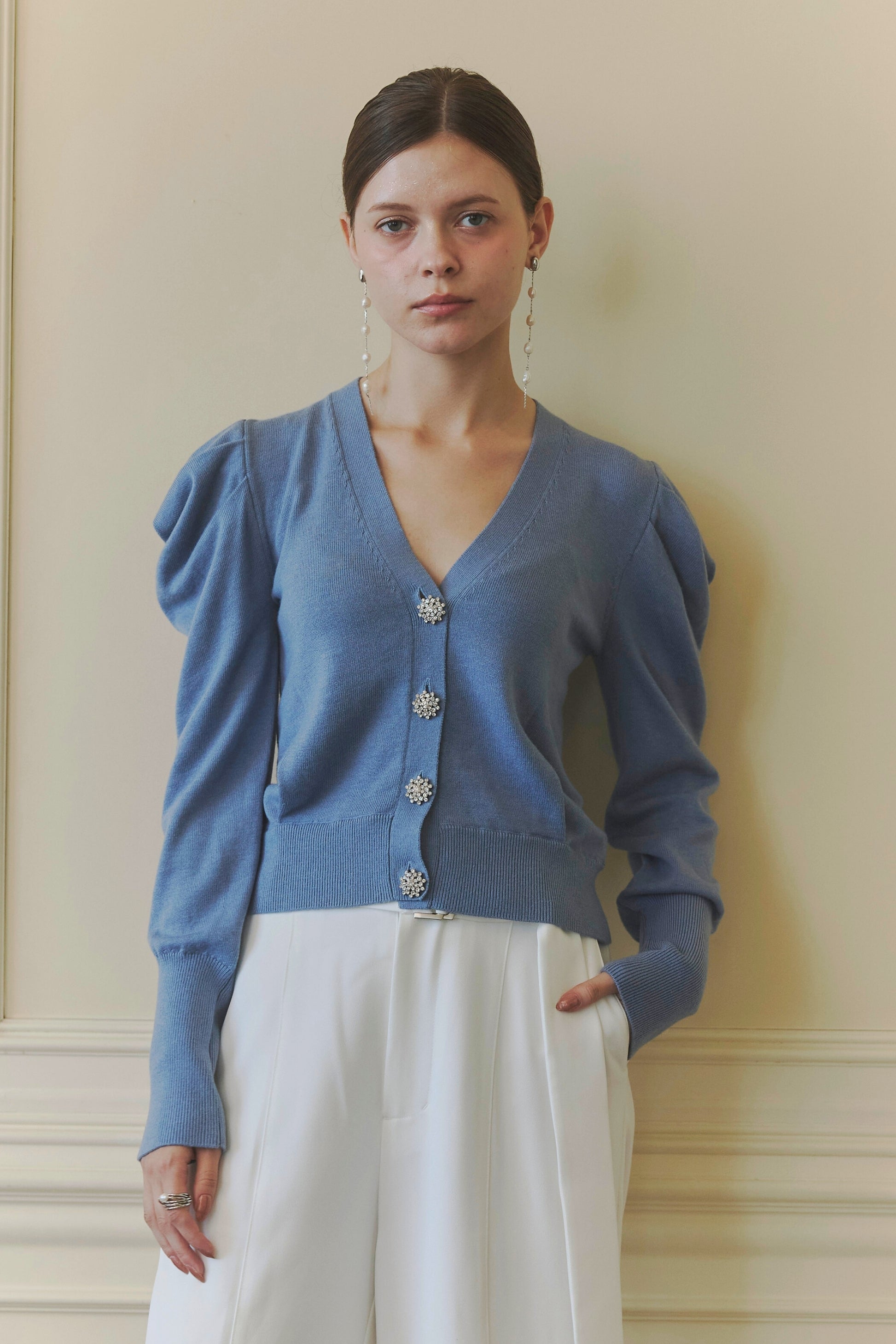 Bijou button cardigan