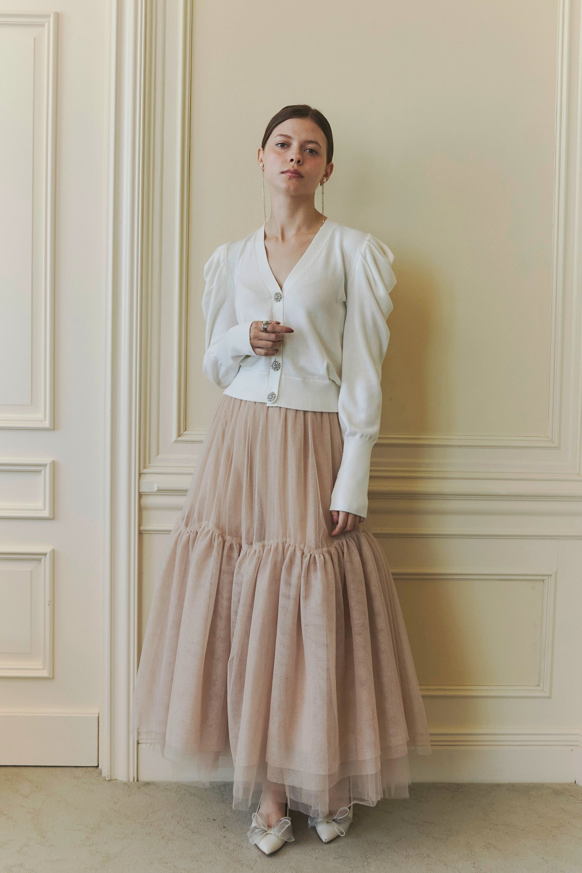 Bijou button cardigan