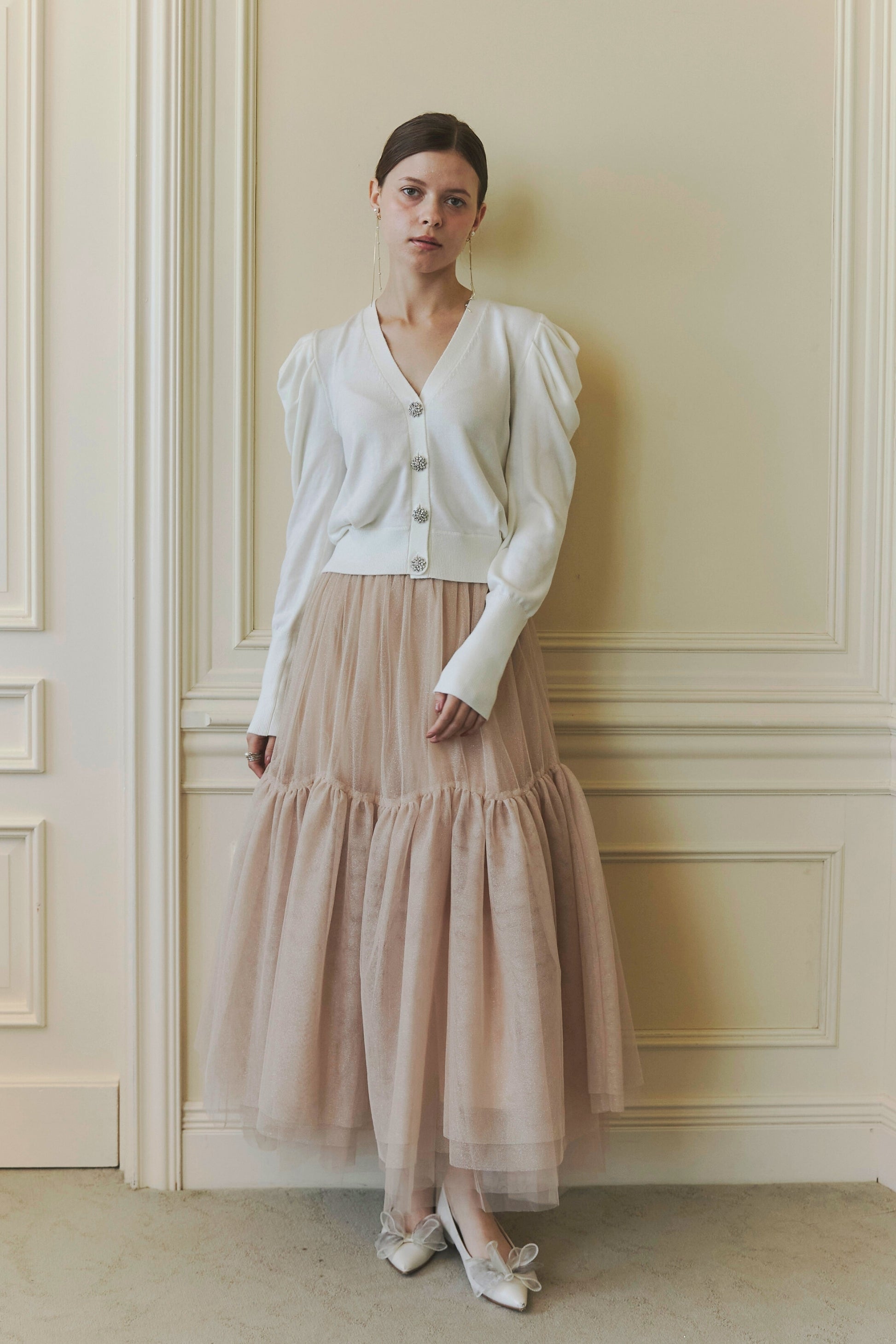 Bijou button cardigan