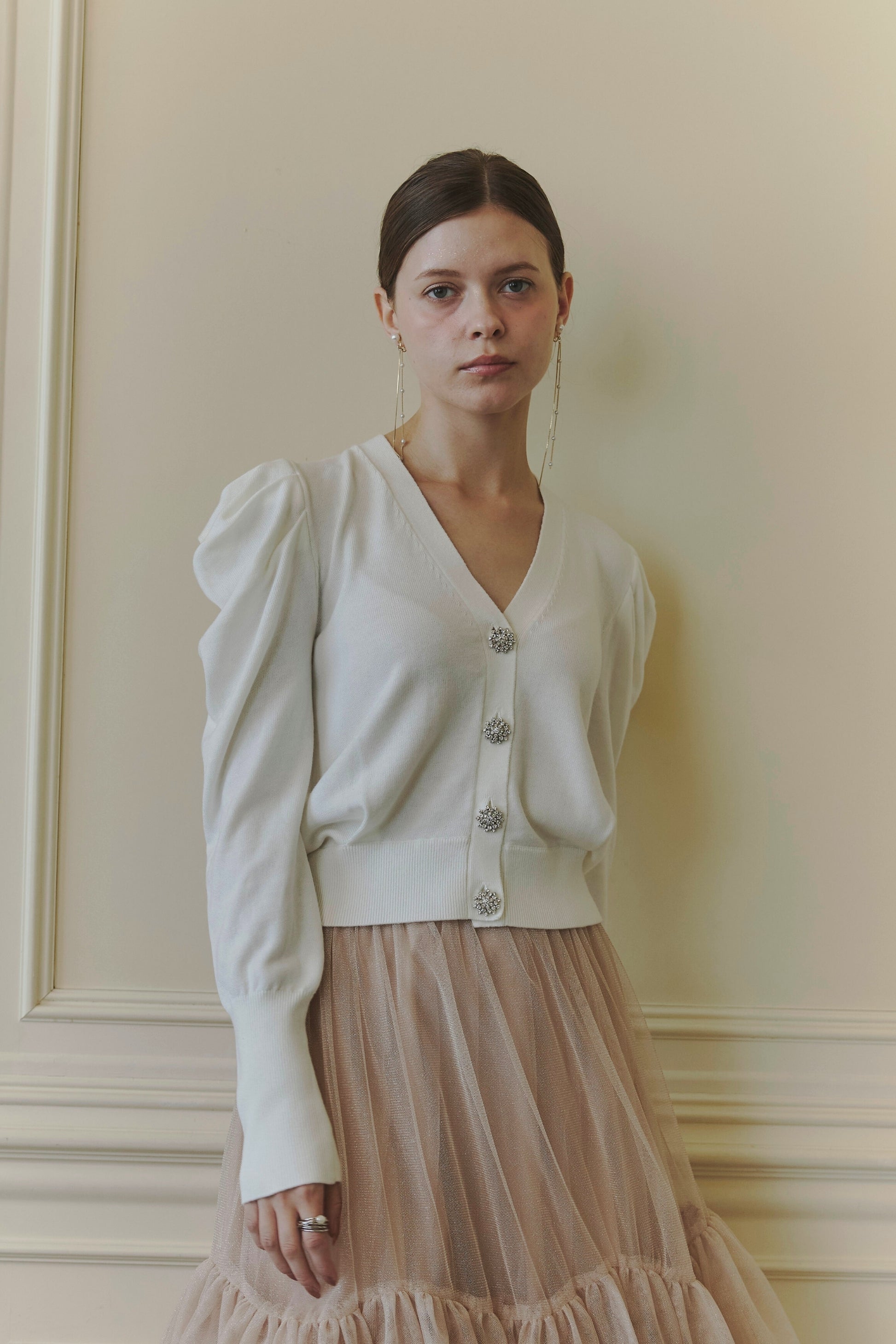 Bijou button cardigan