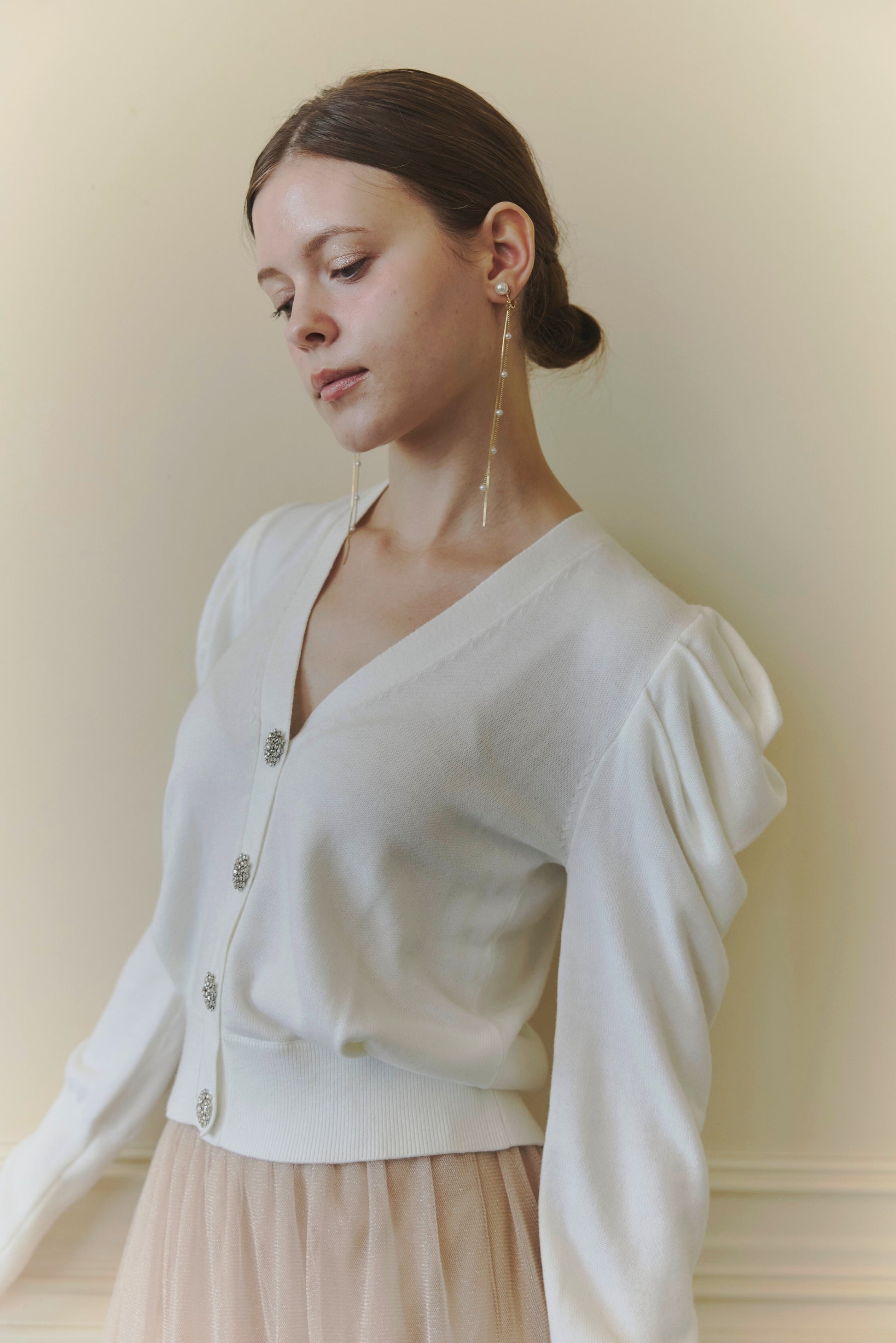 Bijou button cardigan